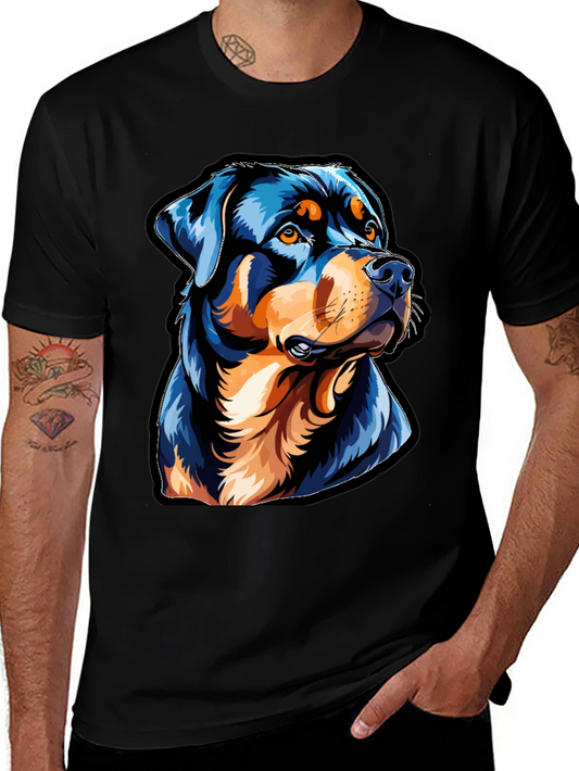 Rottweiler Graphic Tee - Cool Dog Lover T-Shirt