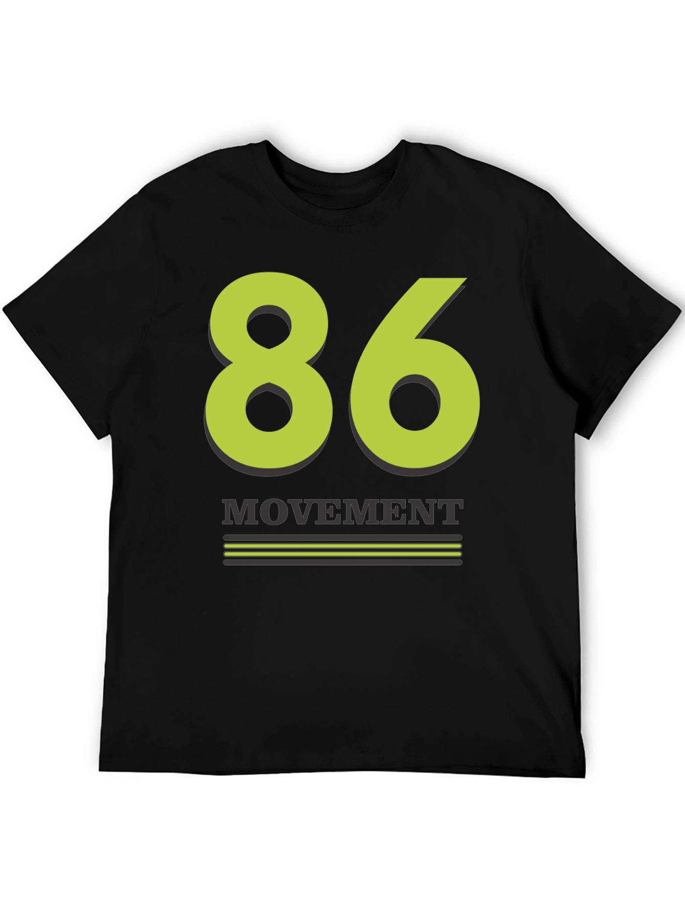 86 Movement Graphic Tee - Black