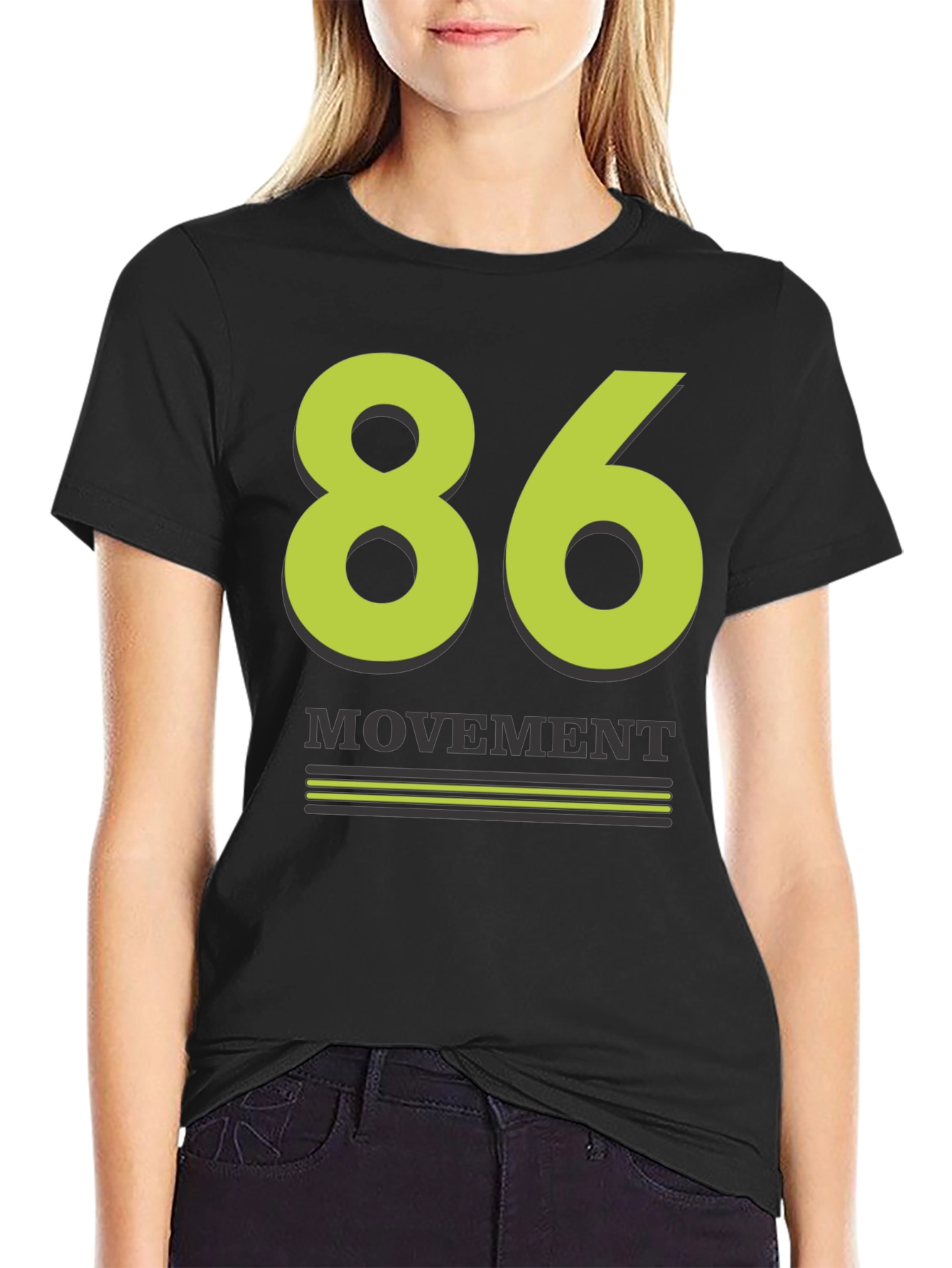 86 Movement Graphic Tee - Black