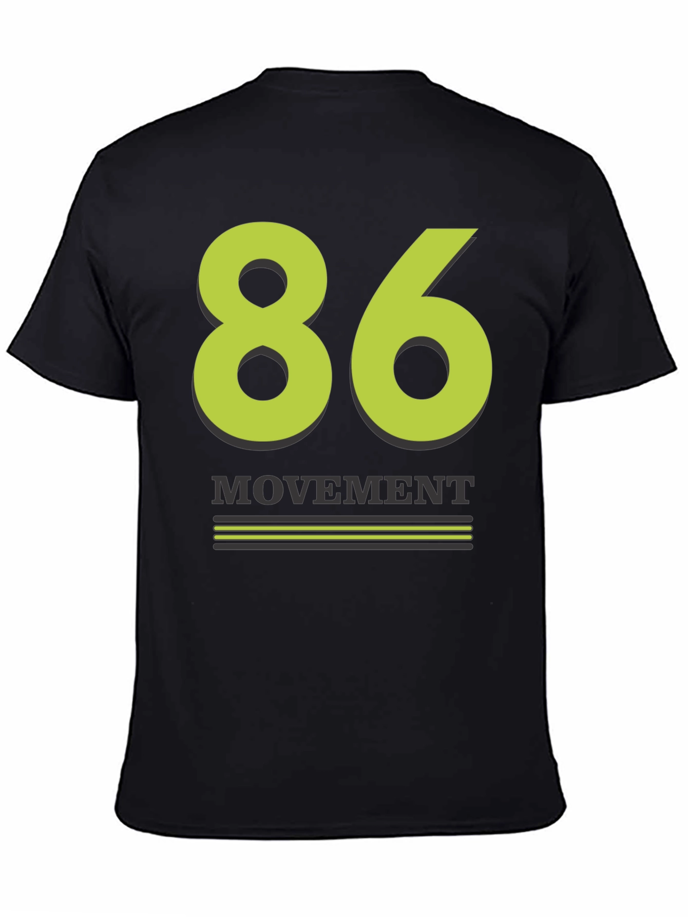 86 Movement Graphic Tee - Black
