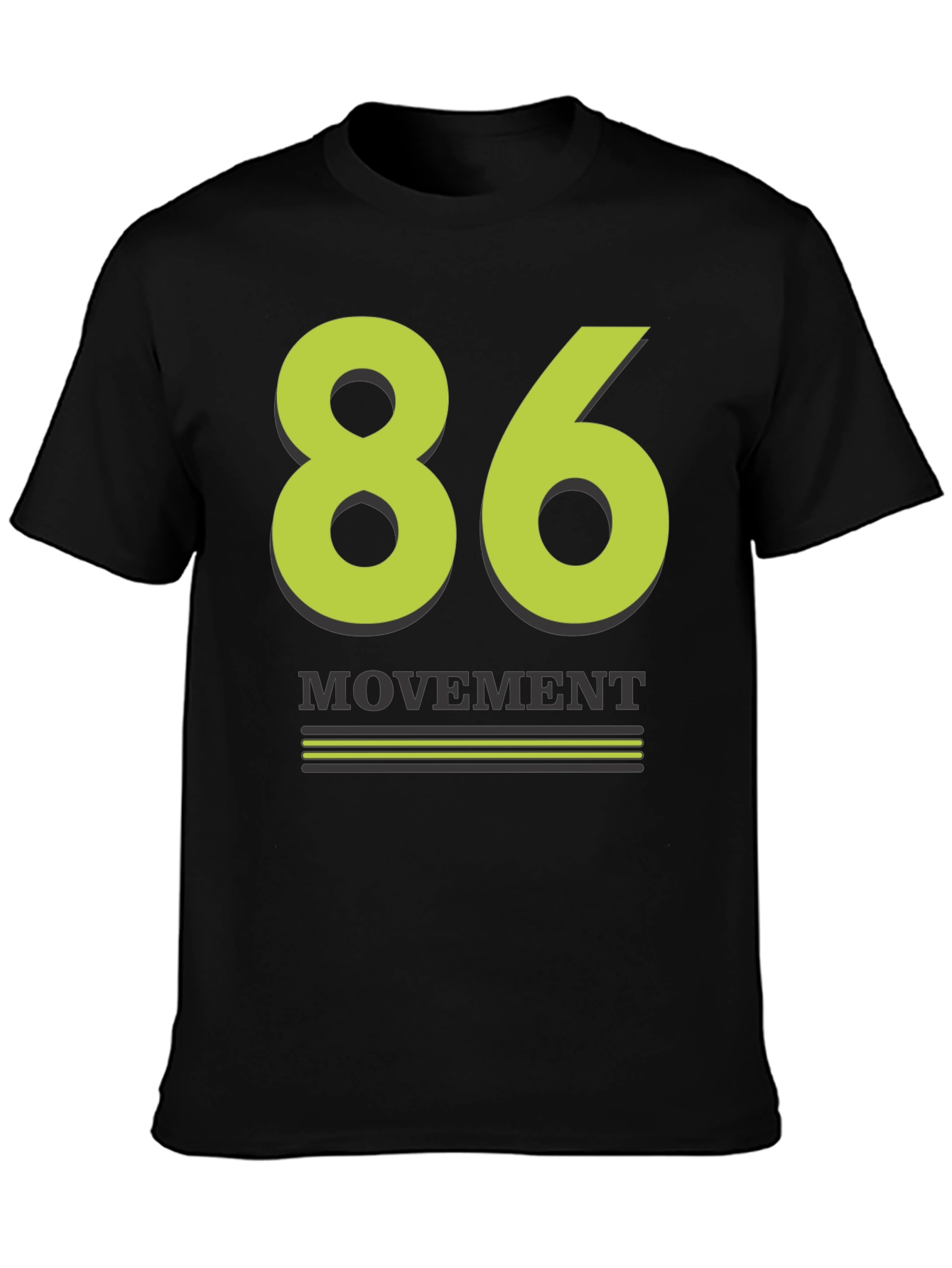 86 Movement Graphic Tee - Black