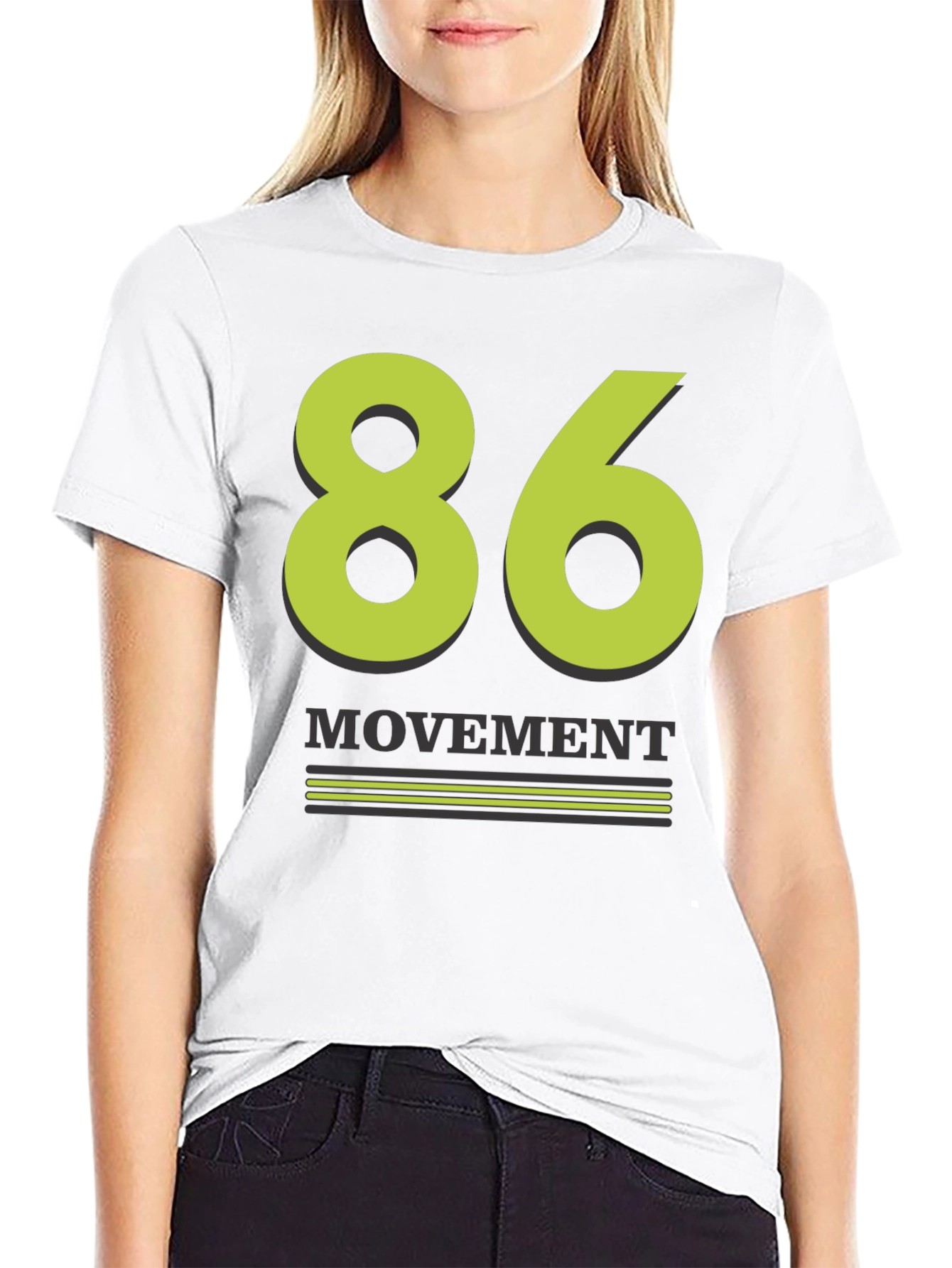 86 Movement Graphic Tee - Black