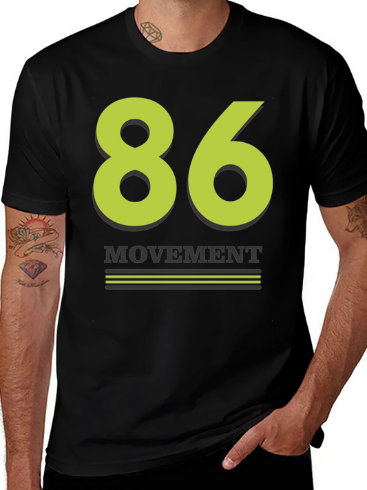 86 Movement Graphic Tee - Black