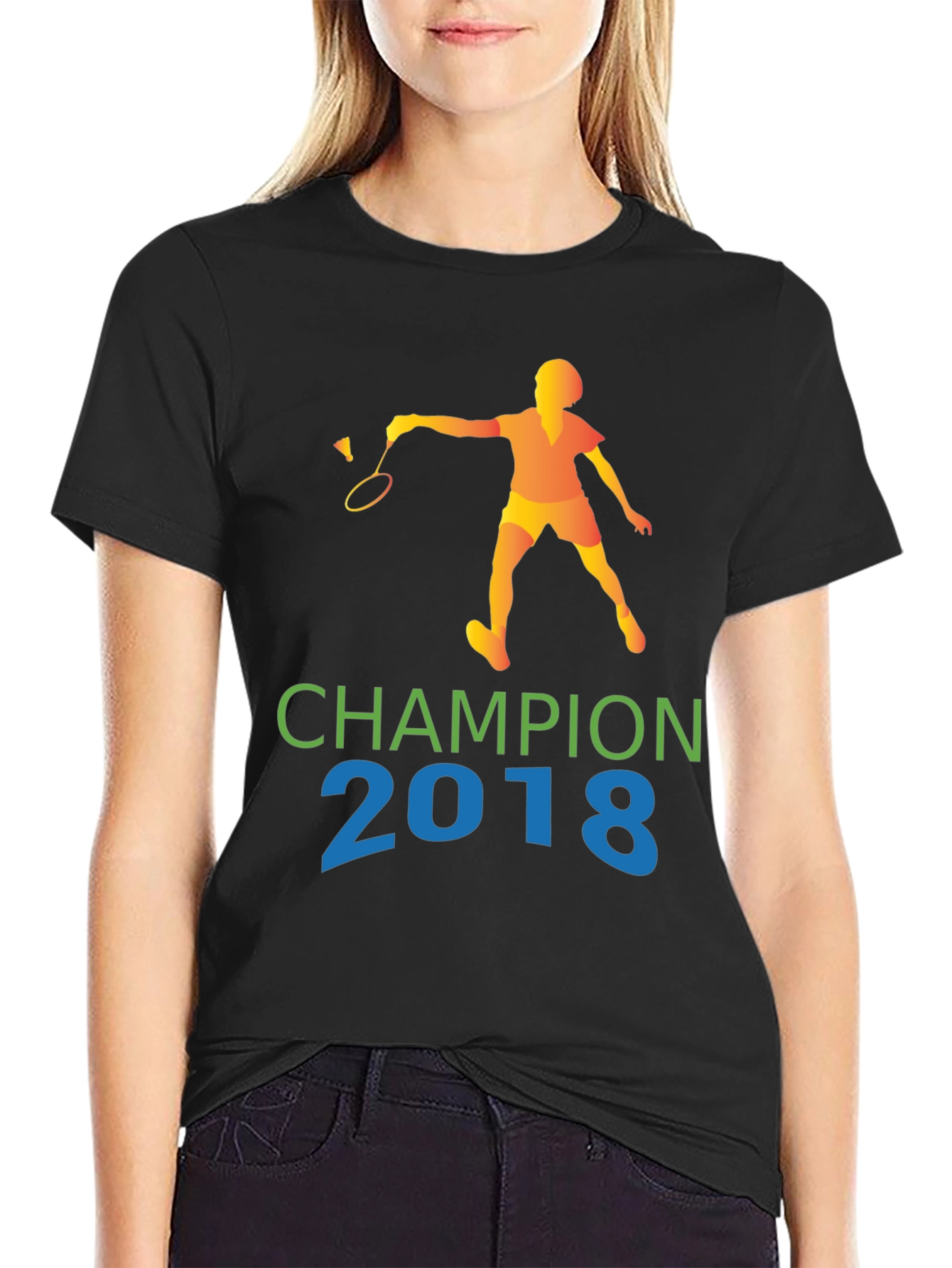 Champion 2018 Badminton T-Shirt