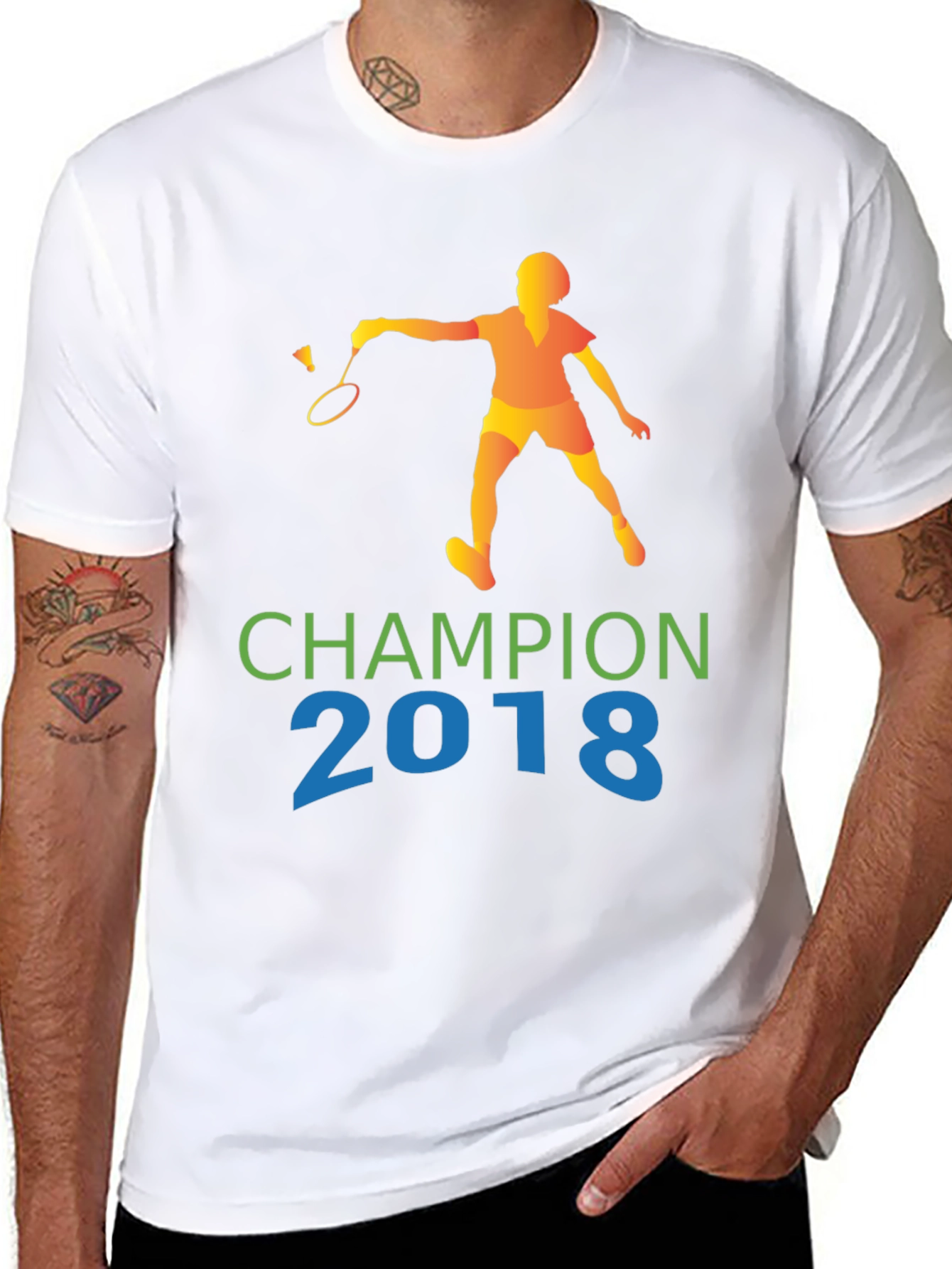 Champion 2018 Badminton T-Shirt
