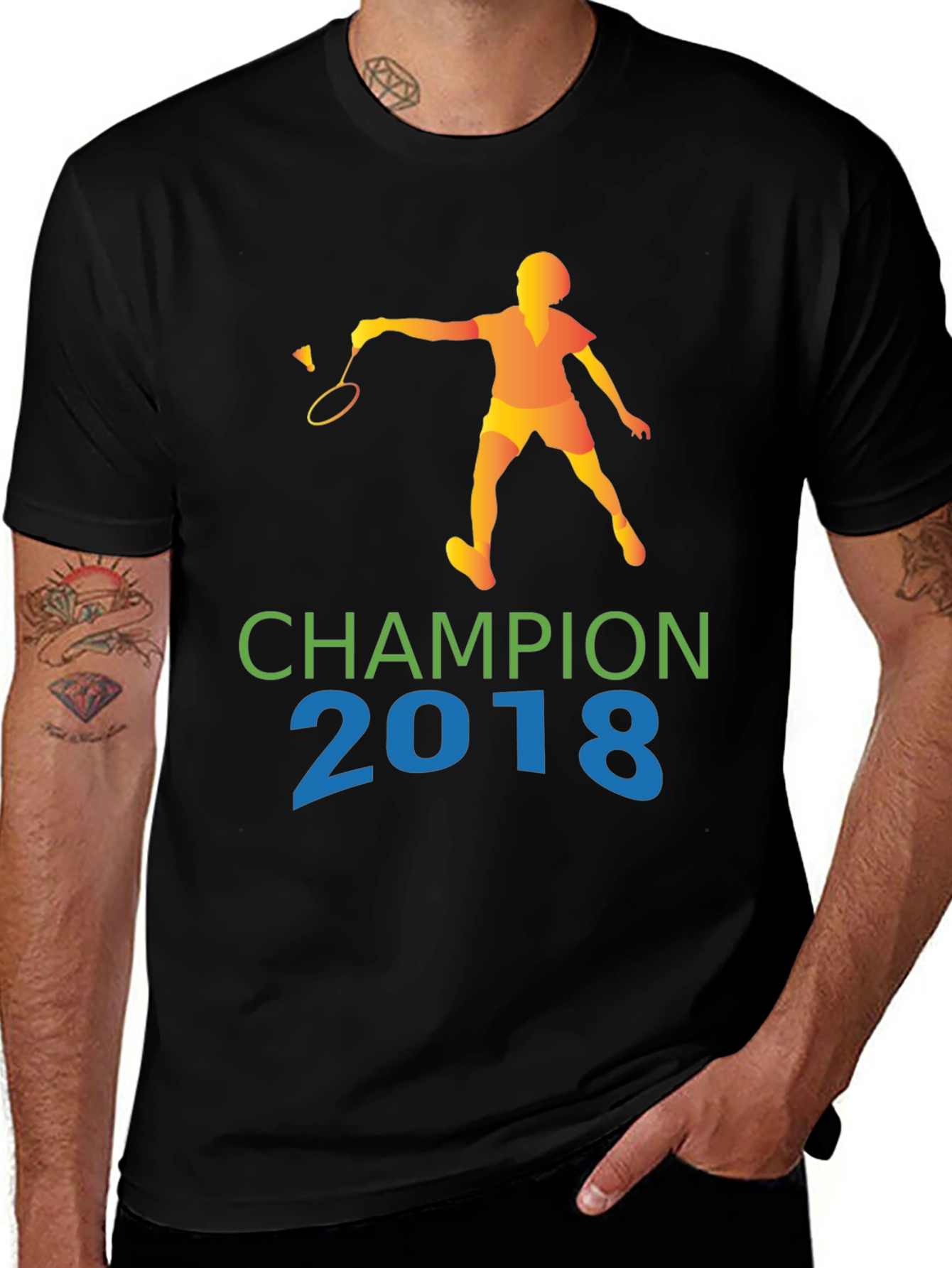 Champion 2018 Badminton T-Shirt