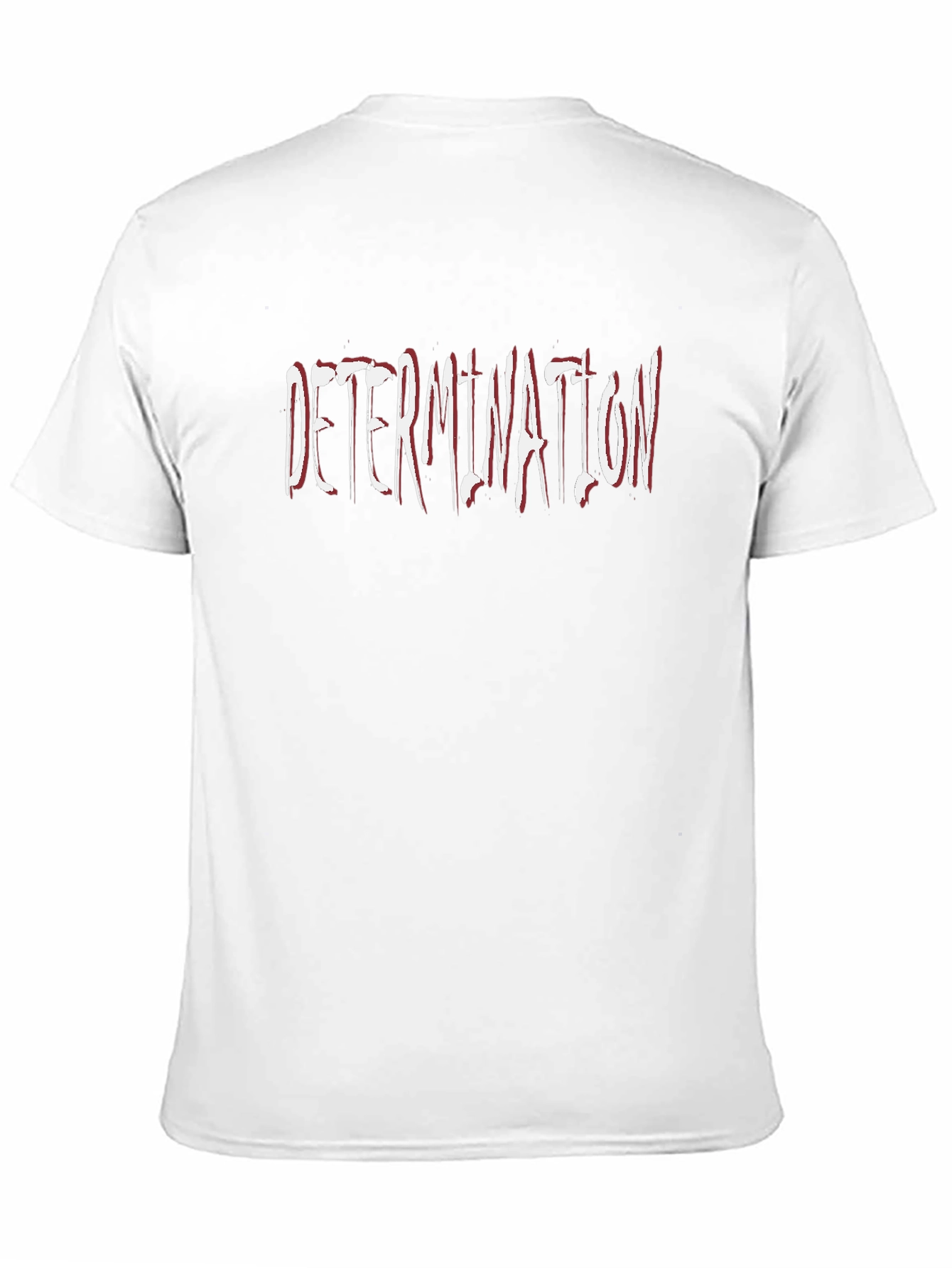 Determination Graphic Print Mens Black T-Shirt