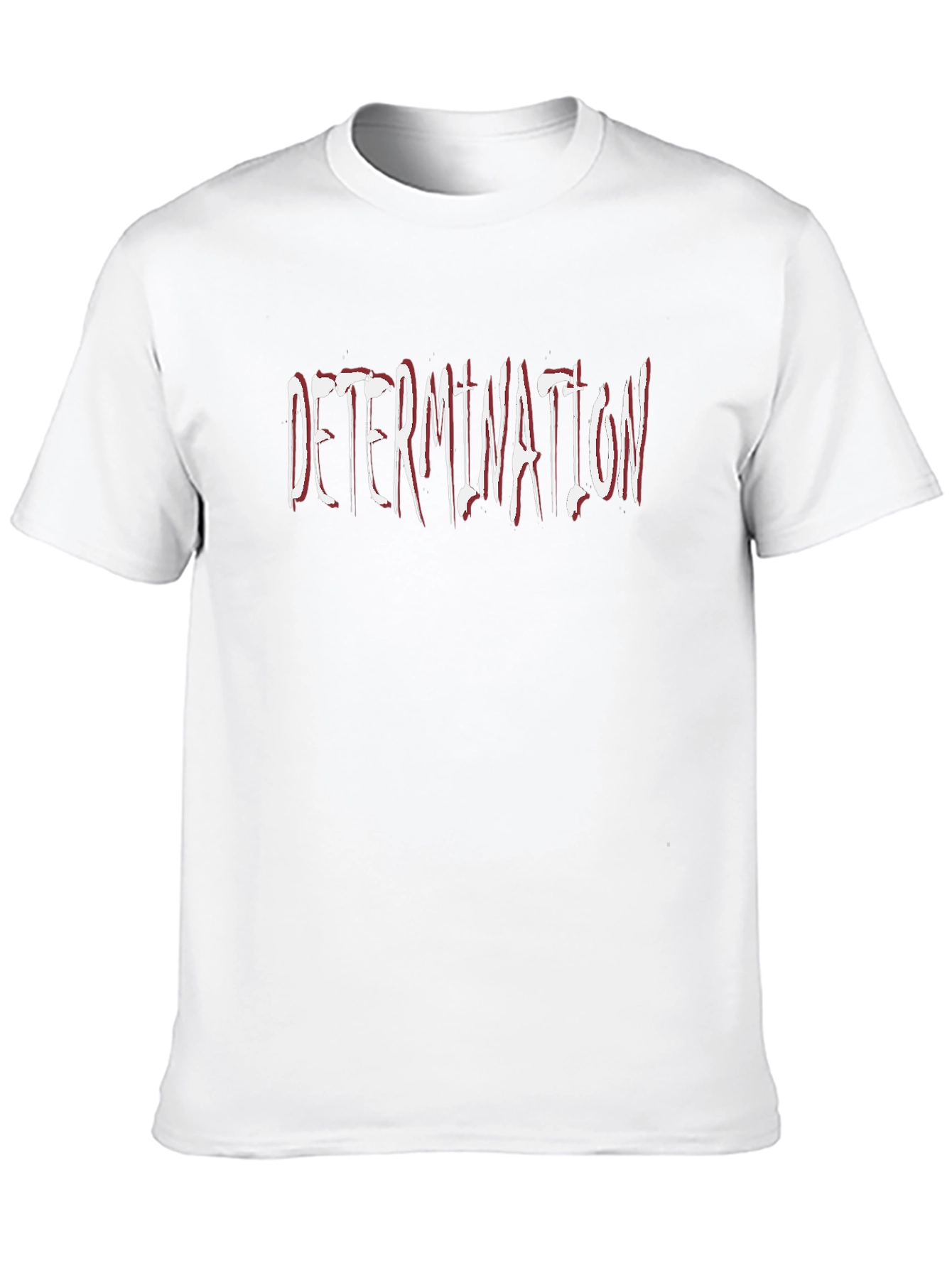 Determination Graphic Print Mens Black T-Shirt