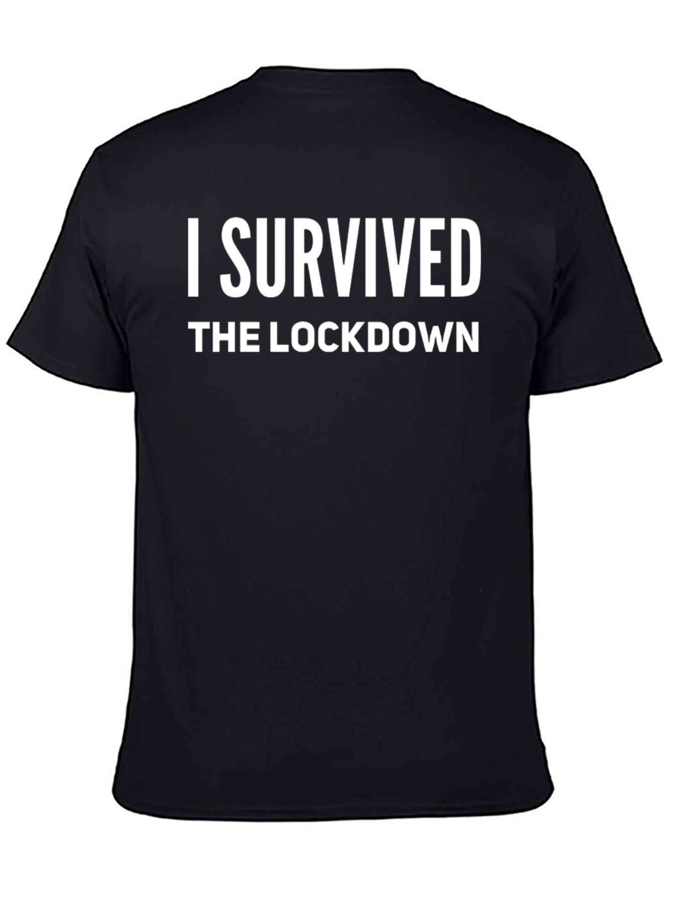 I Survived the Lockdown T-Shirt - Black