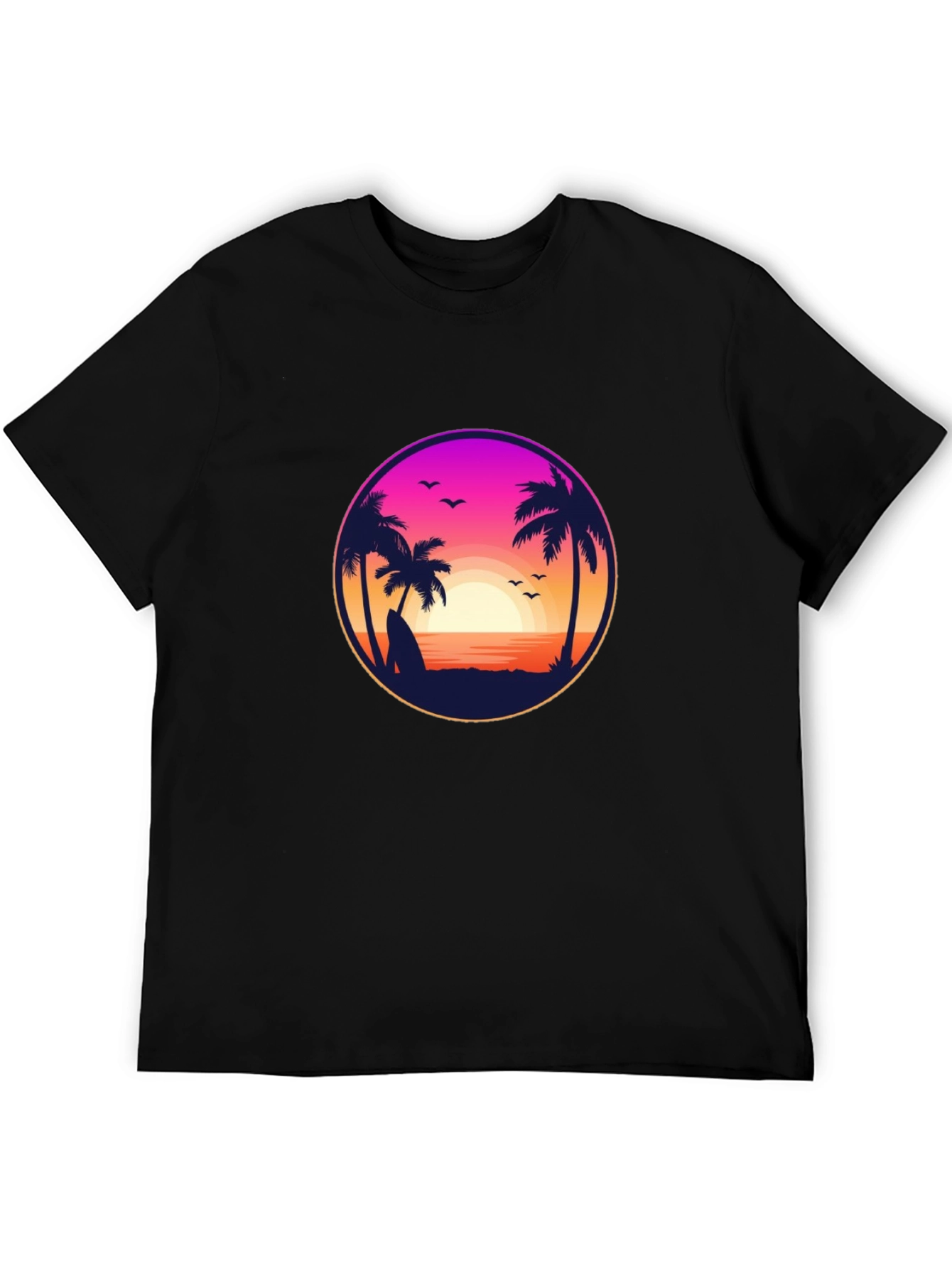 Sunset Beach T-Shirt - Tropical Vibe!