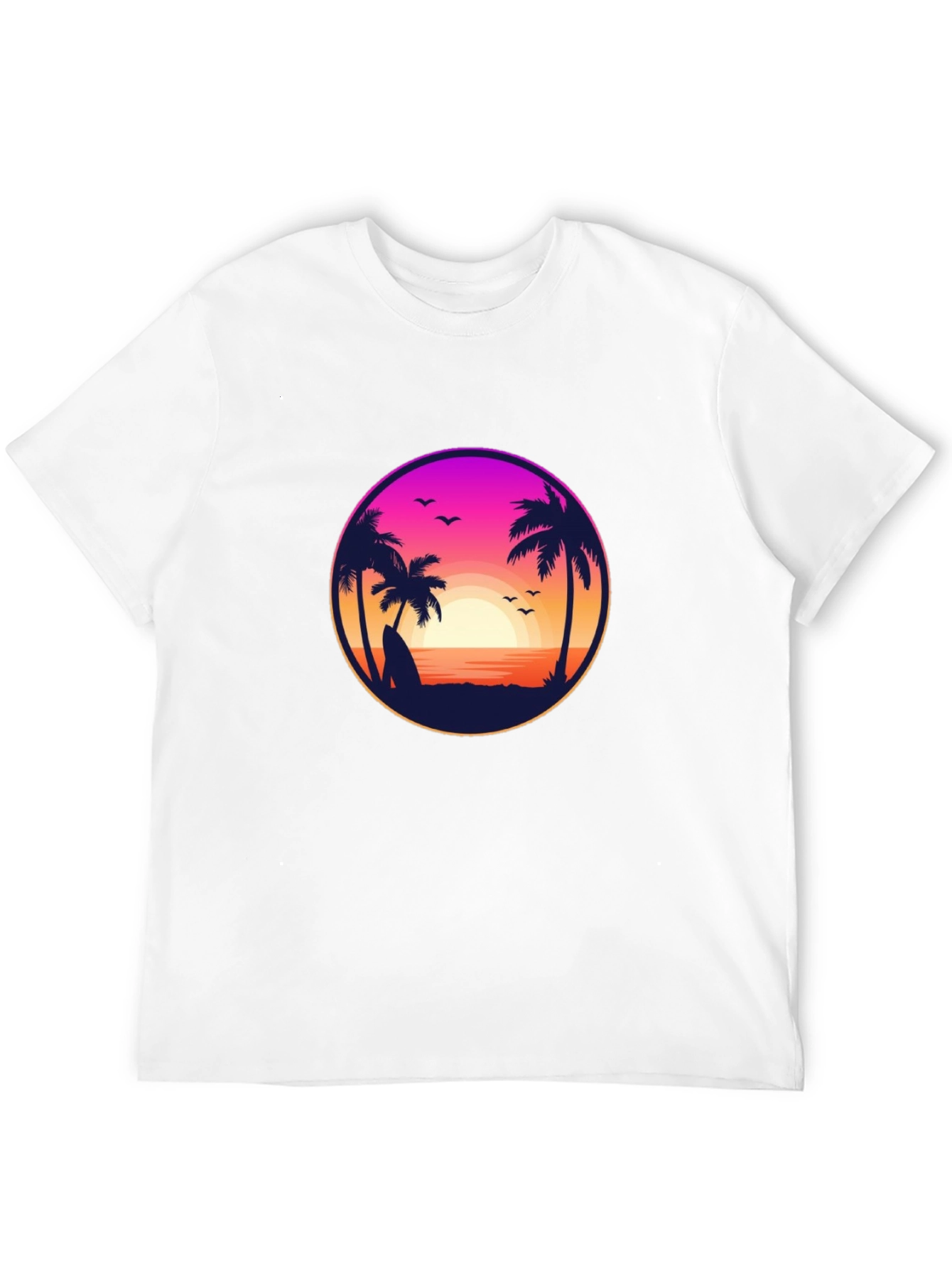 Sunset Beach T-Shirt - Tropical Vibe!