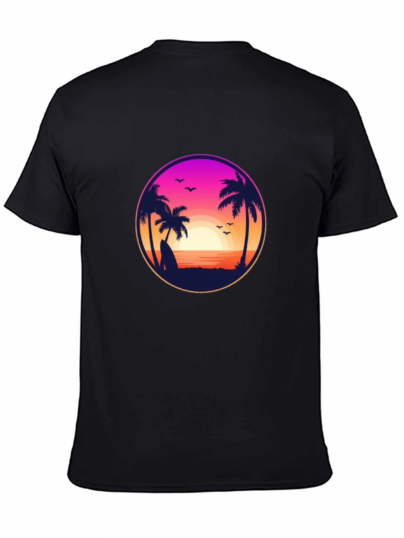 Sunset Beach T-Shirt - Tropical Vibe!