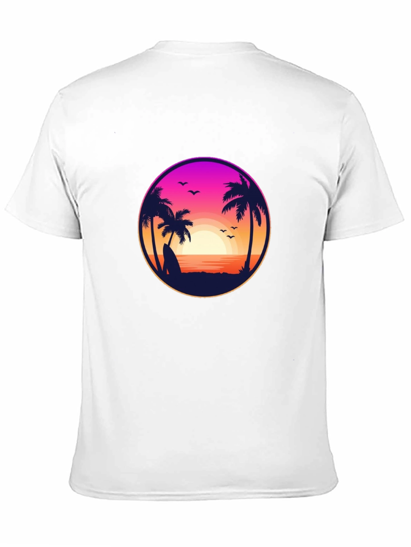 Sunset Beach T-Shirt - Tropical Vibe!