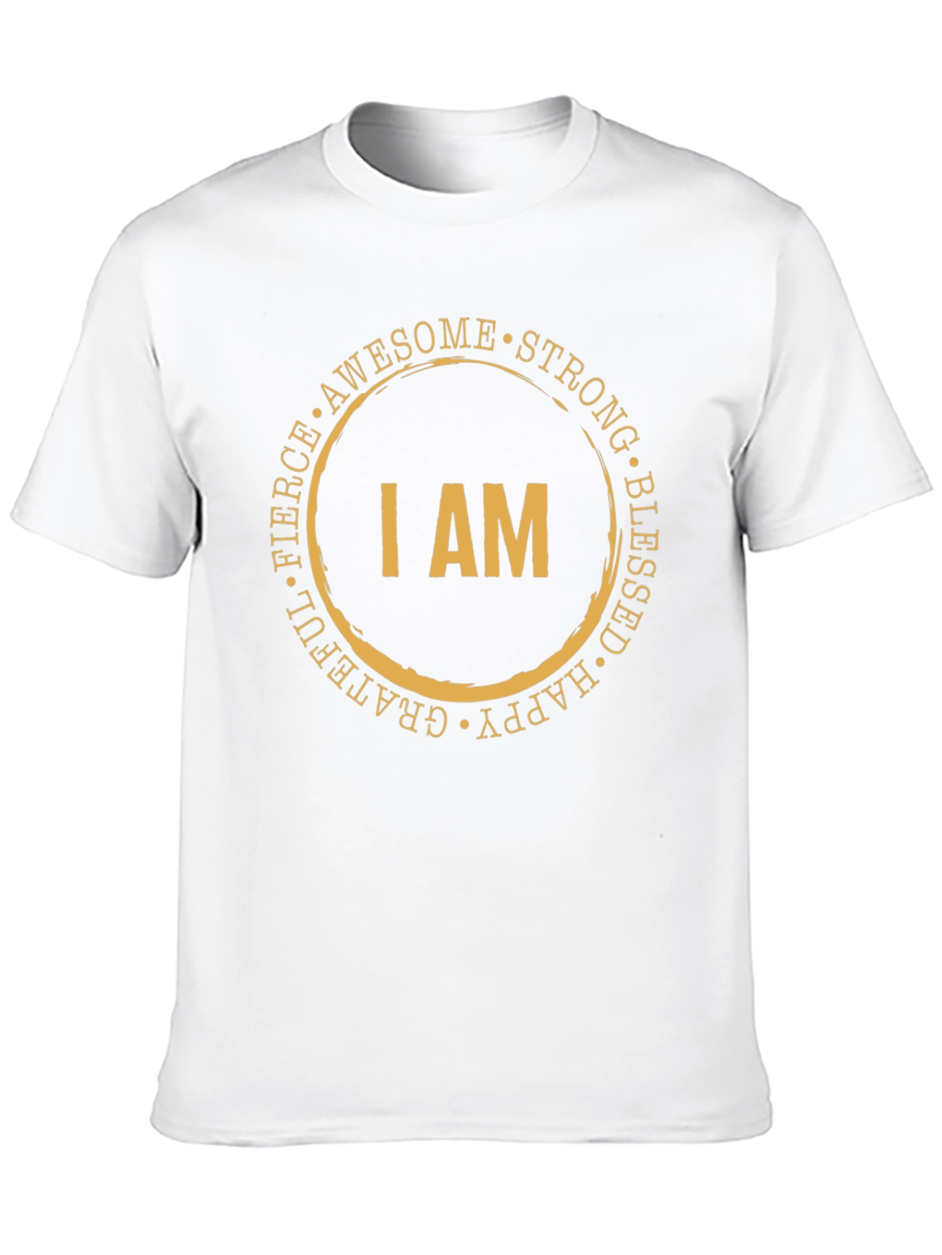 Inspirational I AM Graphic Tee - Motivational Shirt