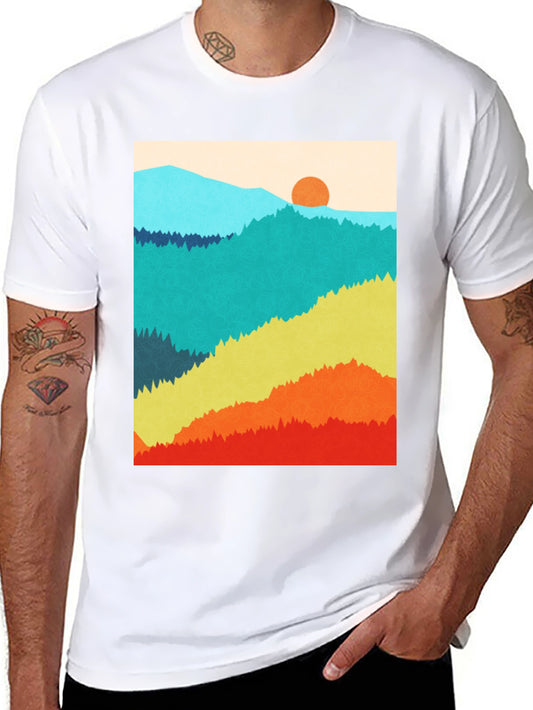 Retro Mountain Range Graphic Tee