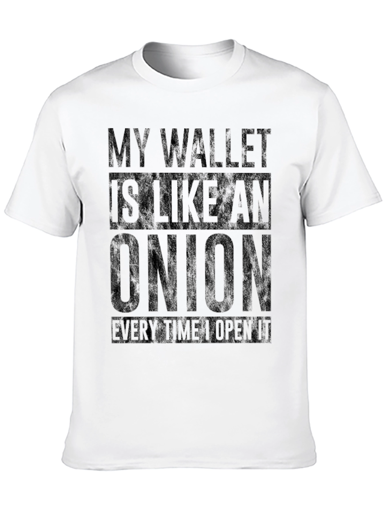 Wallet Onion Black Graphic Tee