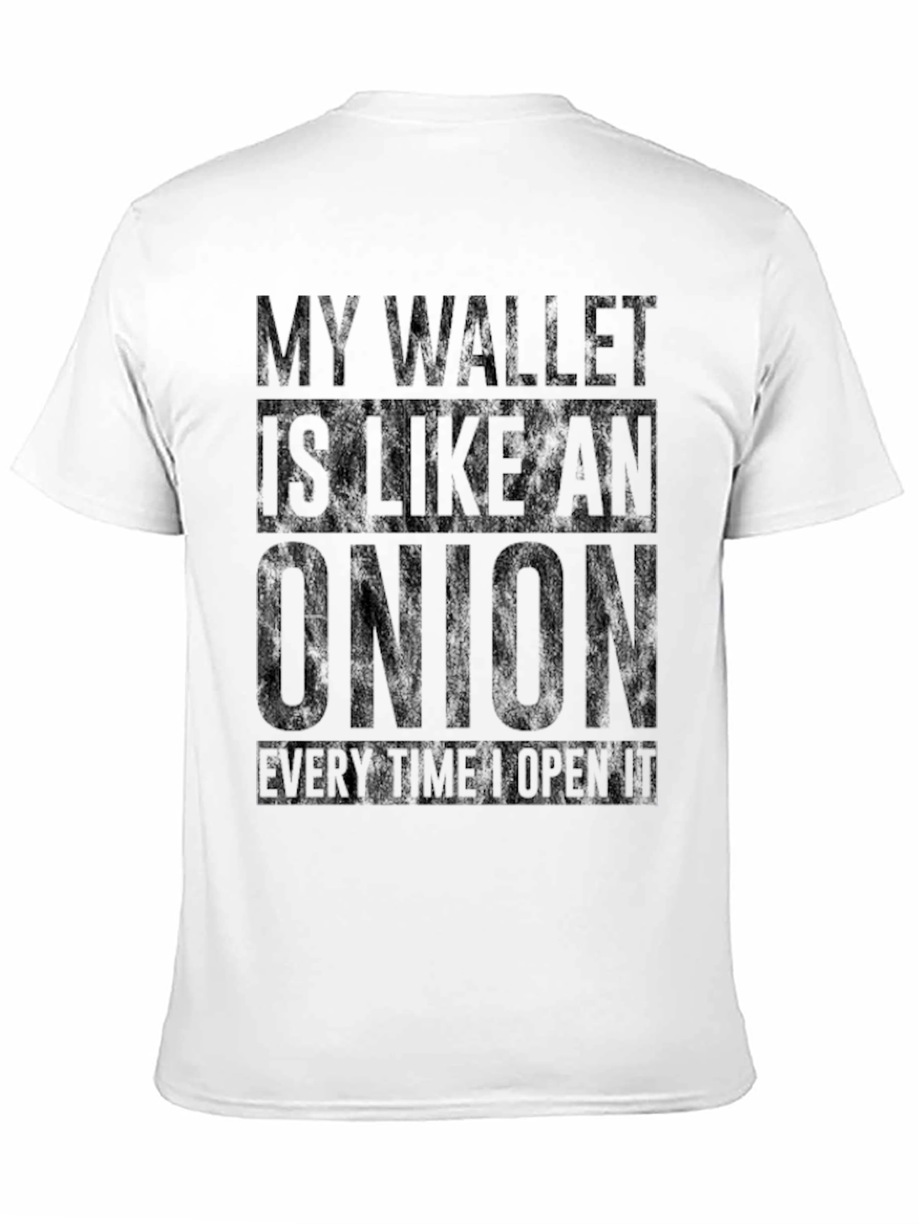 Wallet Onion Black Graphic Tee