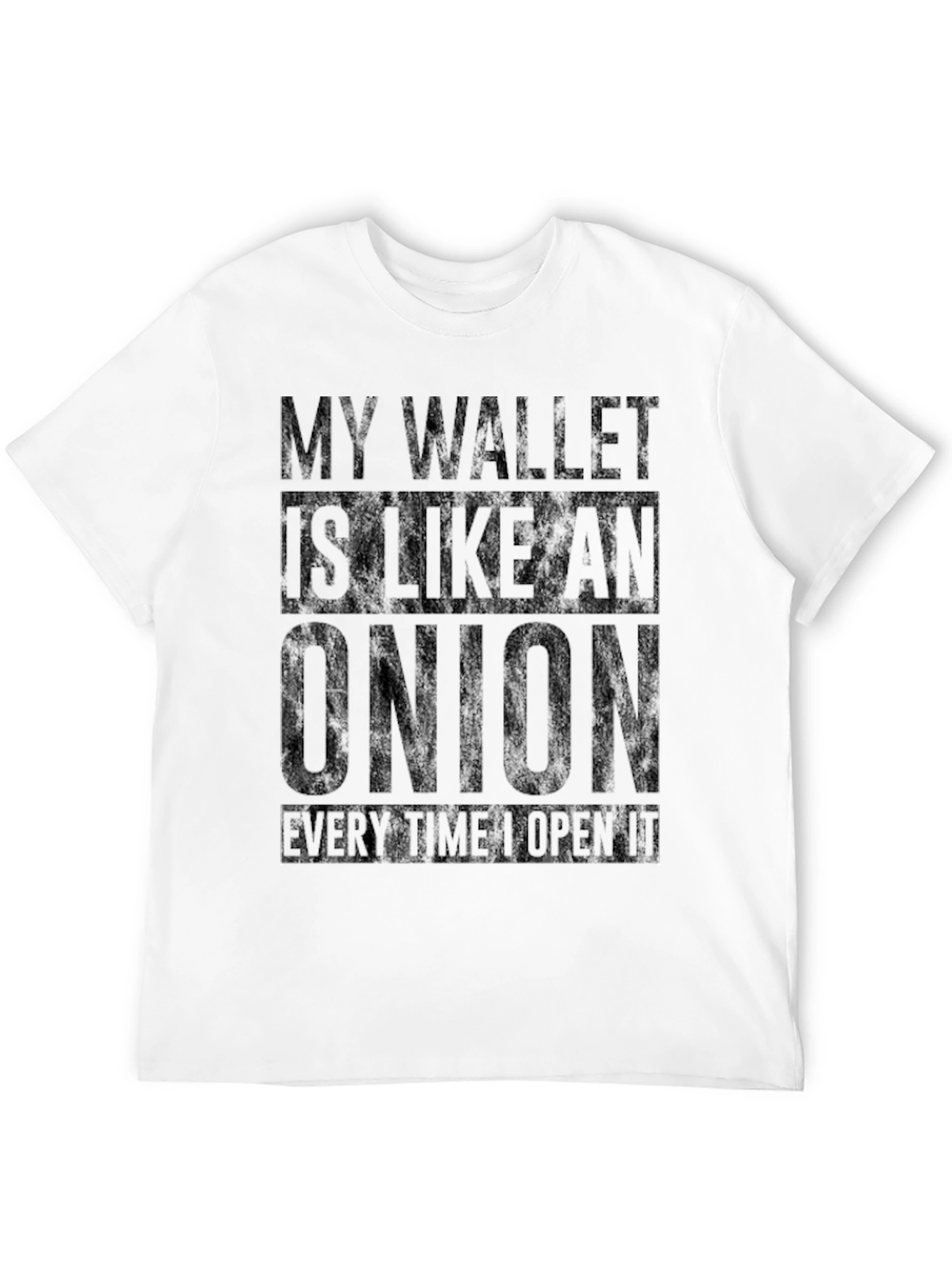 Wallet Onion Black Graphic Tee