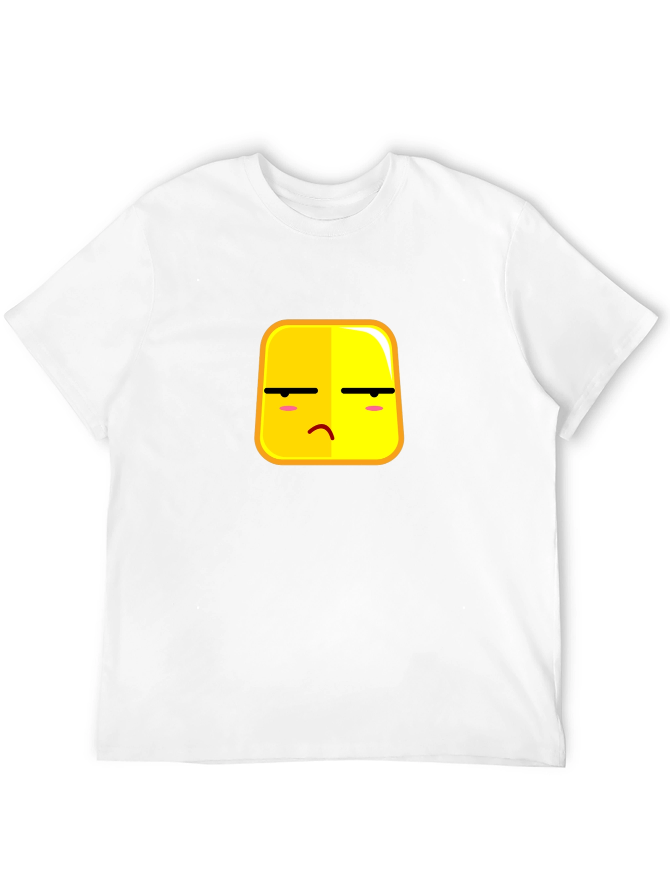 Bored Emoji Graphic Black T-Shirt