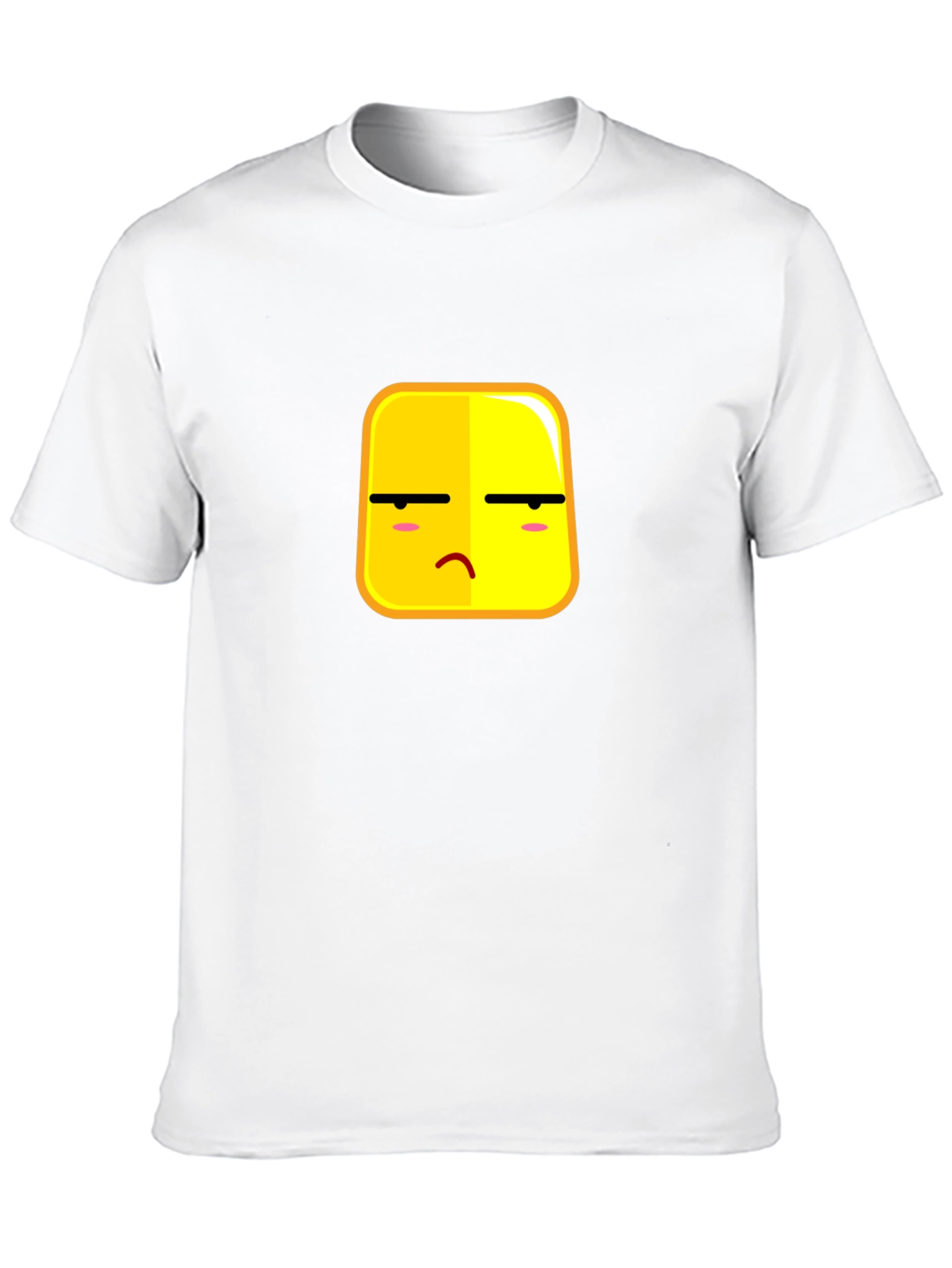 Bored Emoji Graphic Black T-Shirt