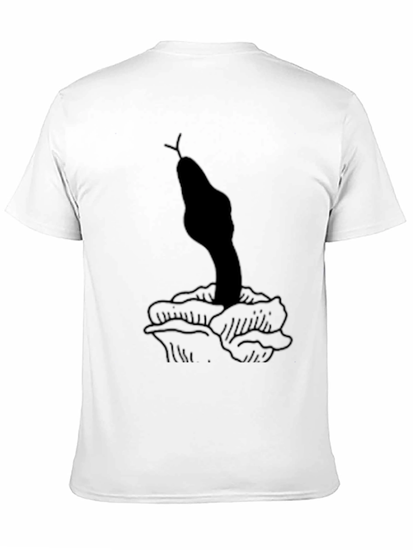 Snake & Rose Graphic T-Shirt - Classic Black