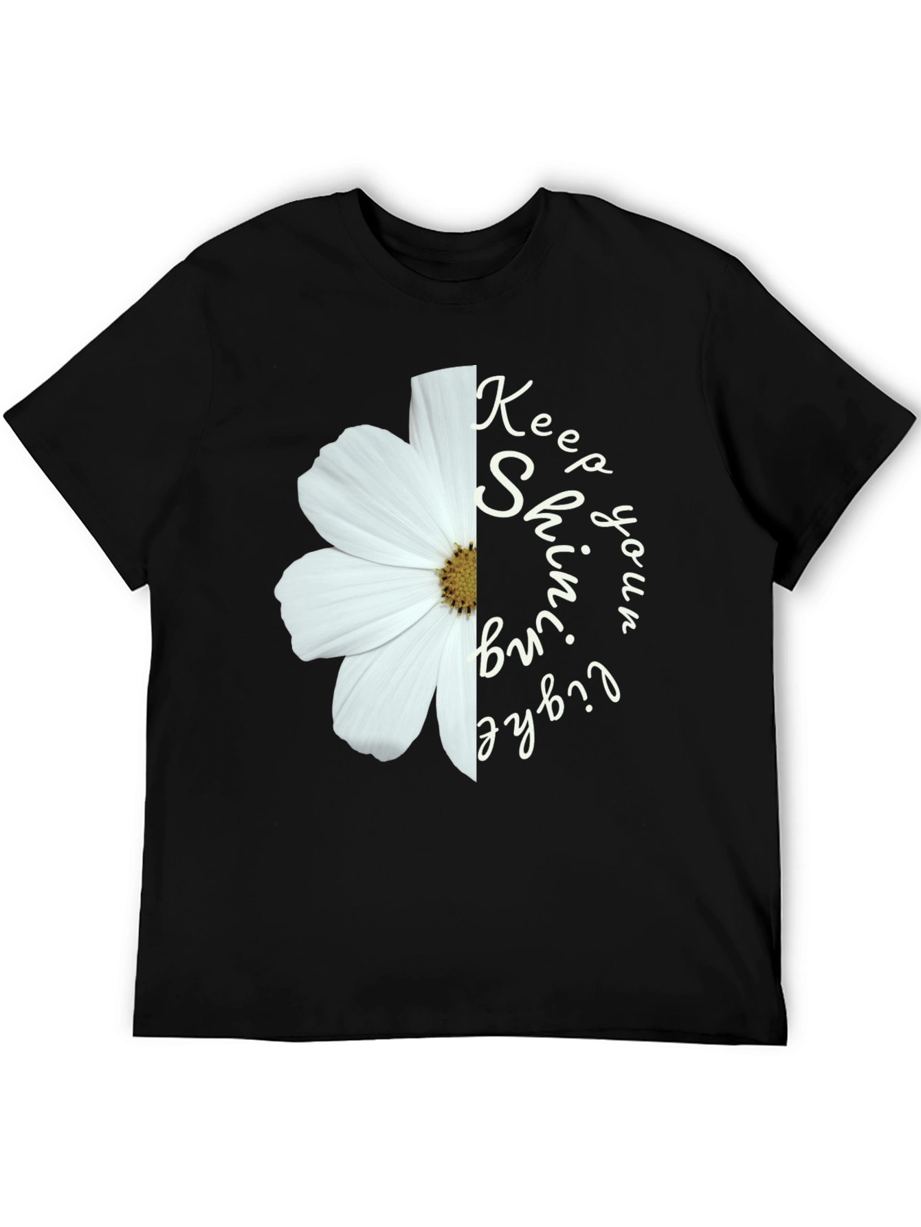 Keep Shining Tee: Flower Power Shirt