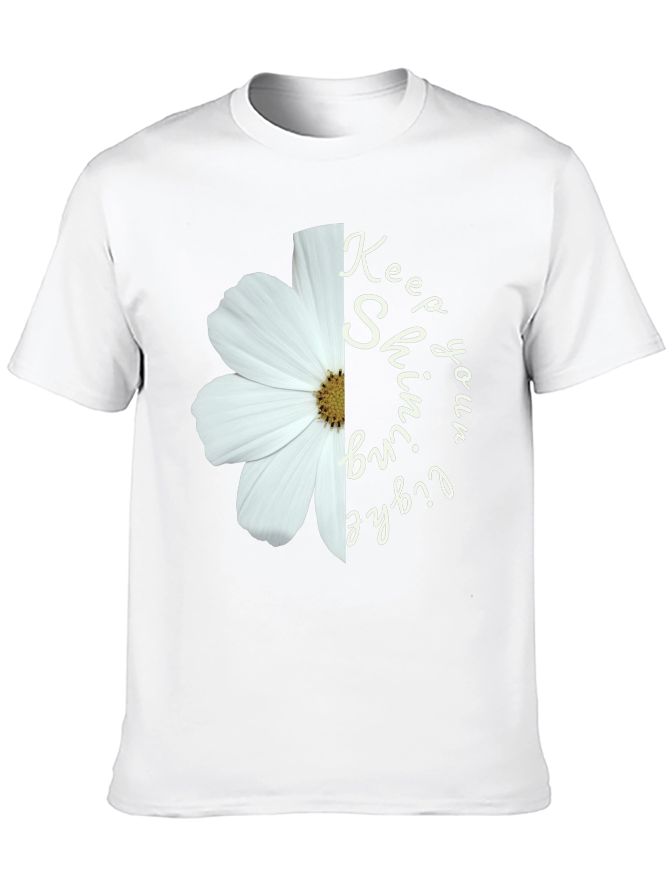 Keep Shining Tee: Flower Power Shirt