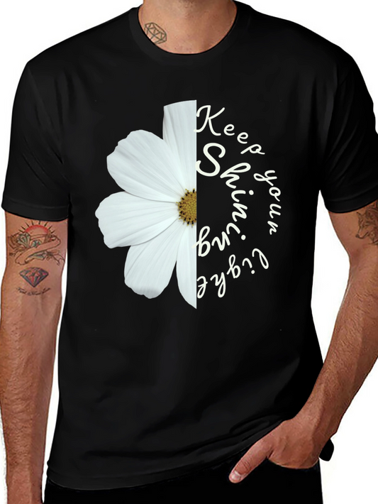 Keep Shining Tee: Flower Power Shirt