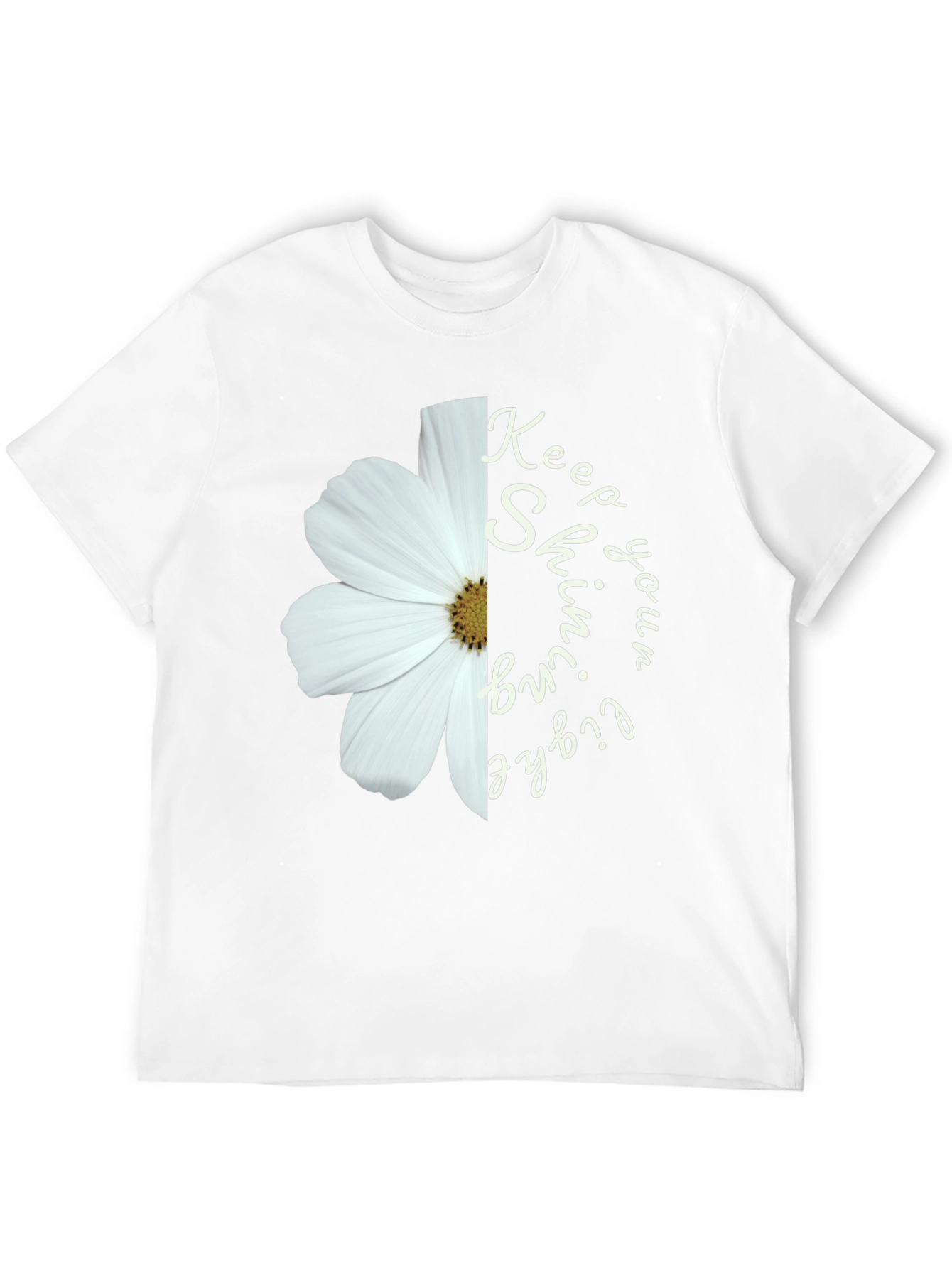 Keep Shining Tee: Flower Power Shirt