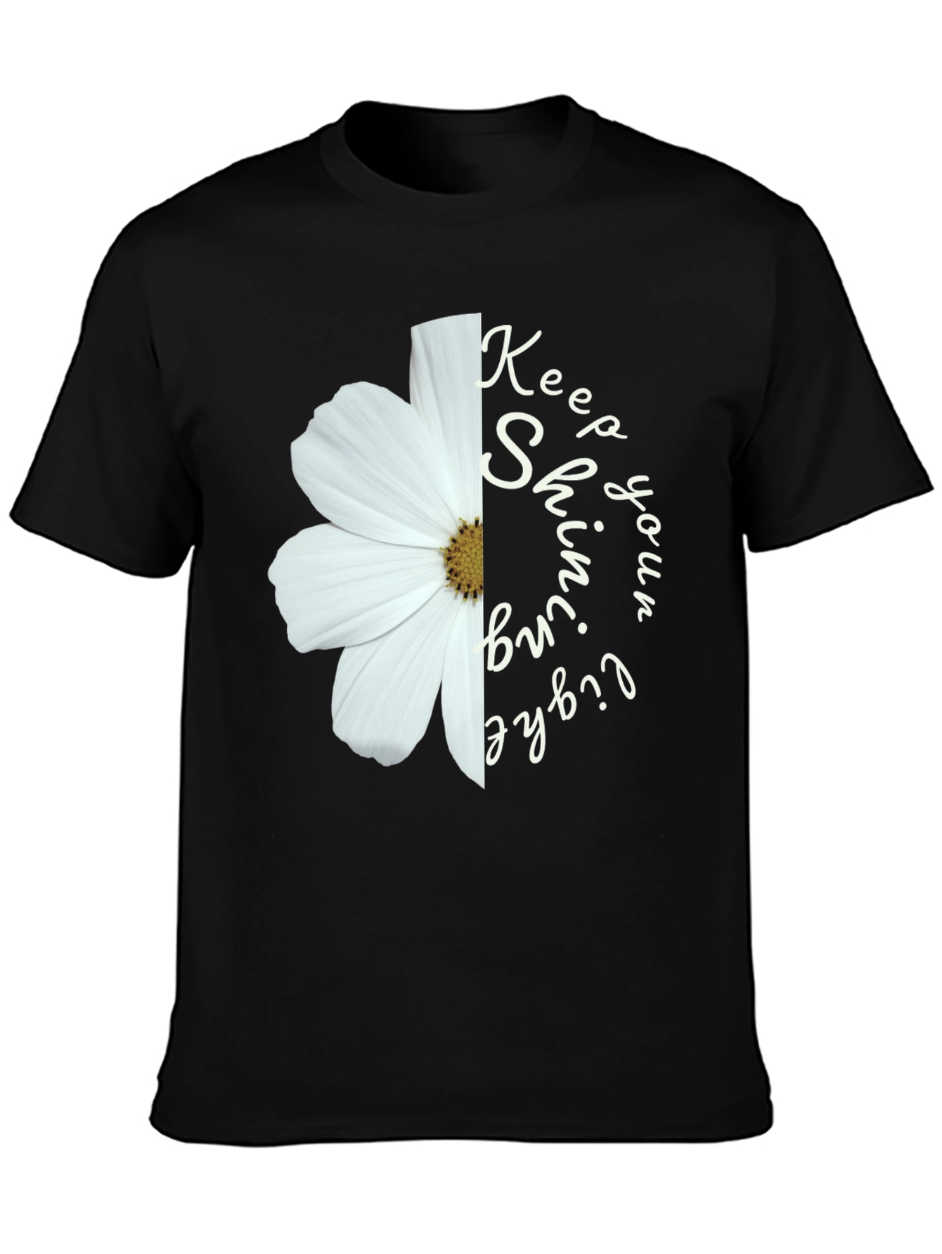 Keep Shining Tee: Flower Power Shirt