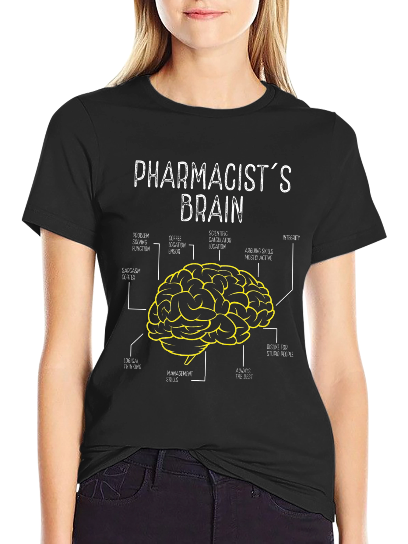 Pharmacists Brain T-Shirt - Funny Gift