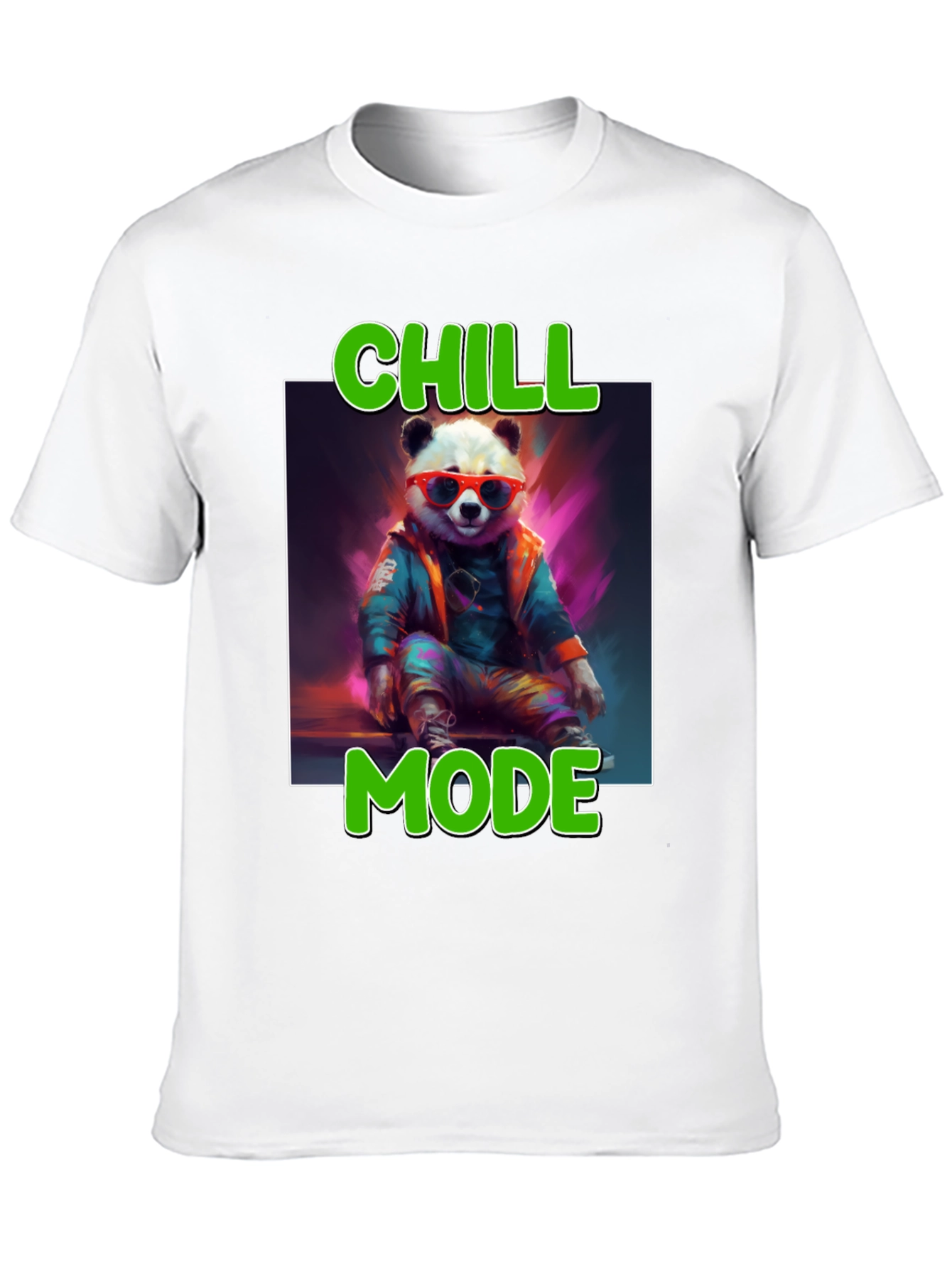 Chill Mode Panda Graphic Tee