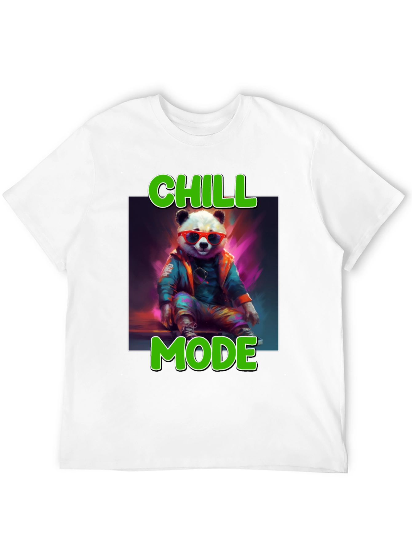 Chill Mode Panda Graphic Tee