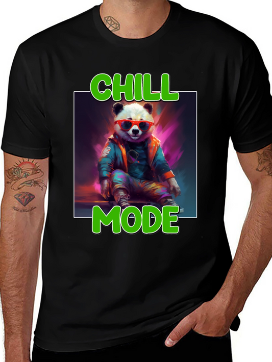 Chill Mode Panda Graphic Tee