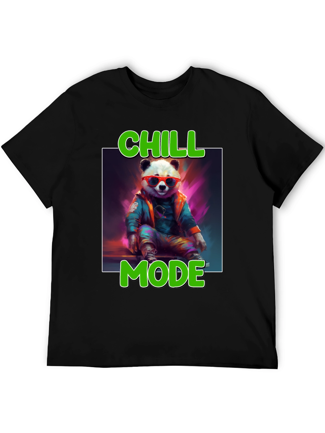 Chill Mode Panda Graphic Tee