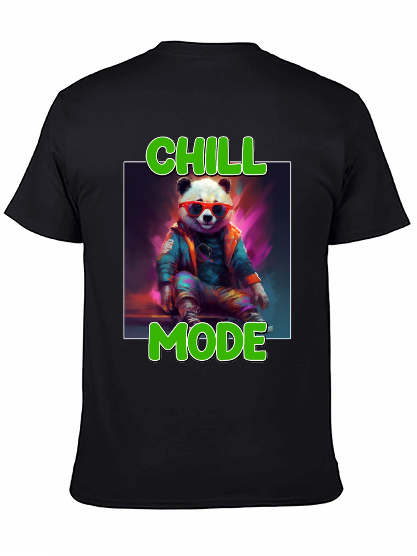 Chill Mode Panda Graphic Tee
