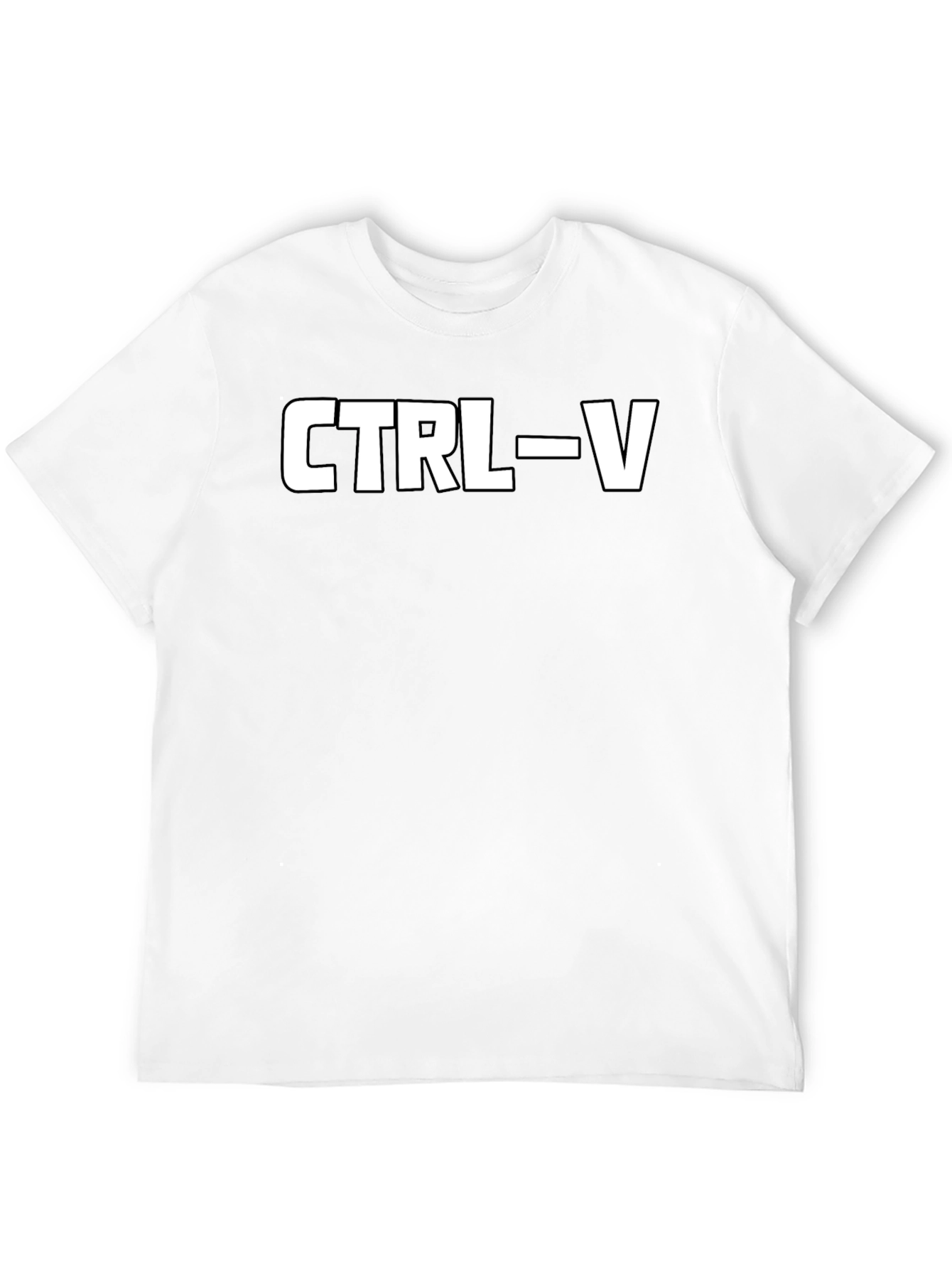 CTRL-V Paste Command Black T-Shirt