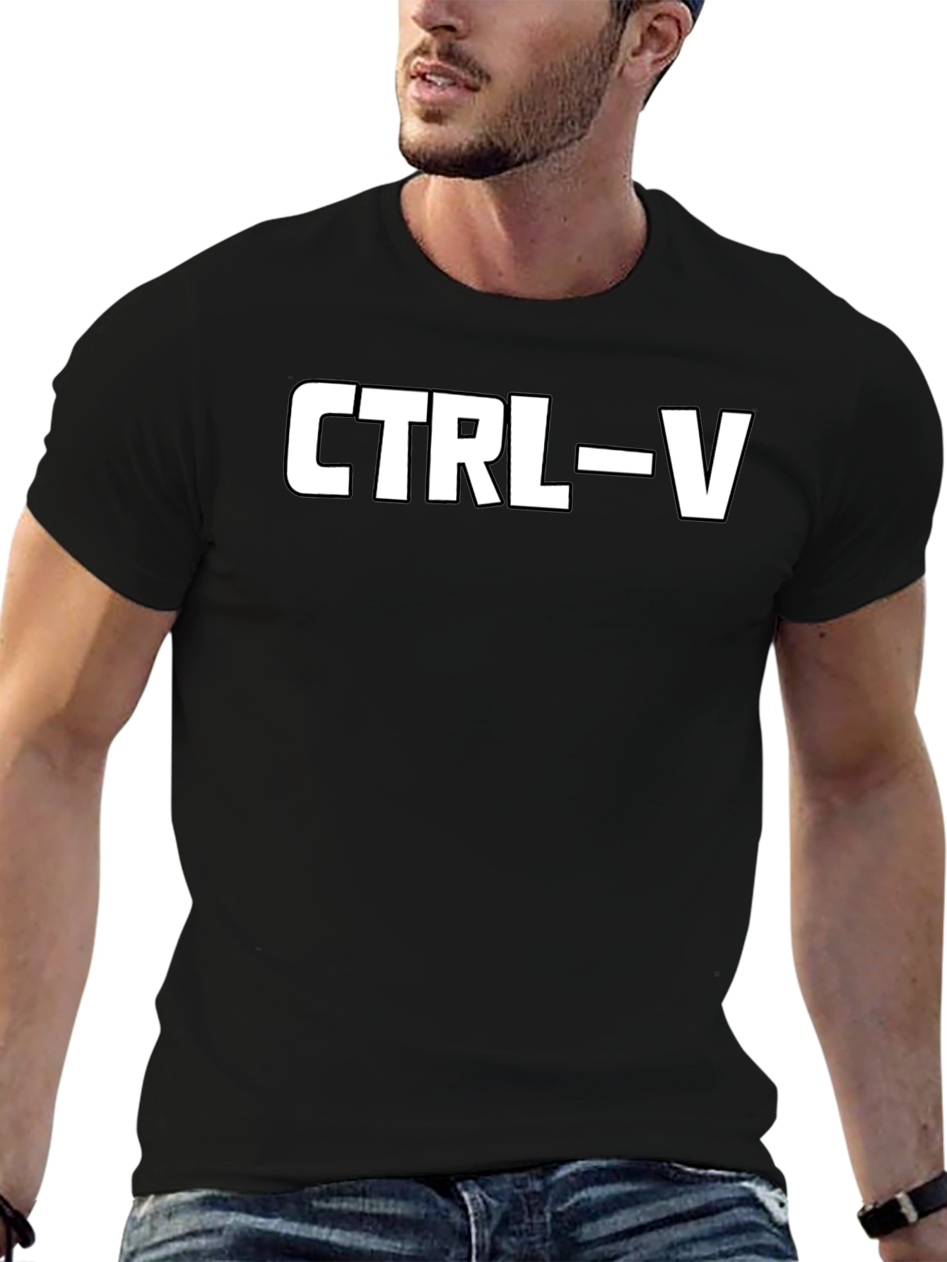 CTRL-V Paste Command Black T-Shirt