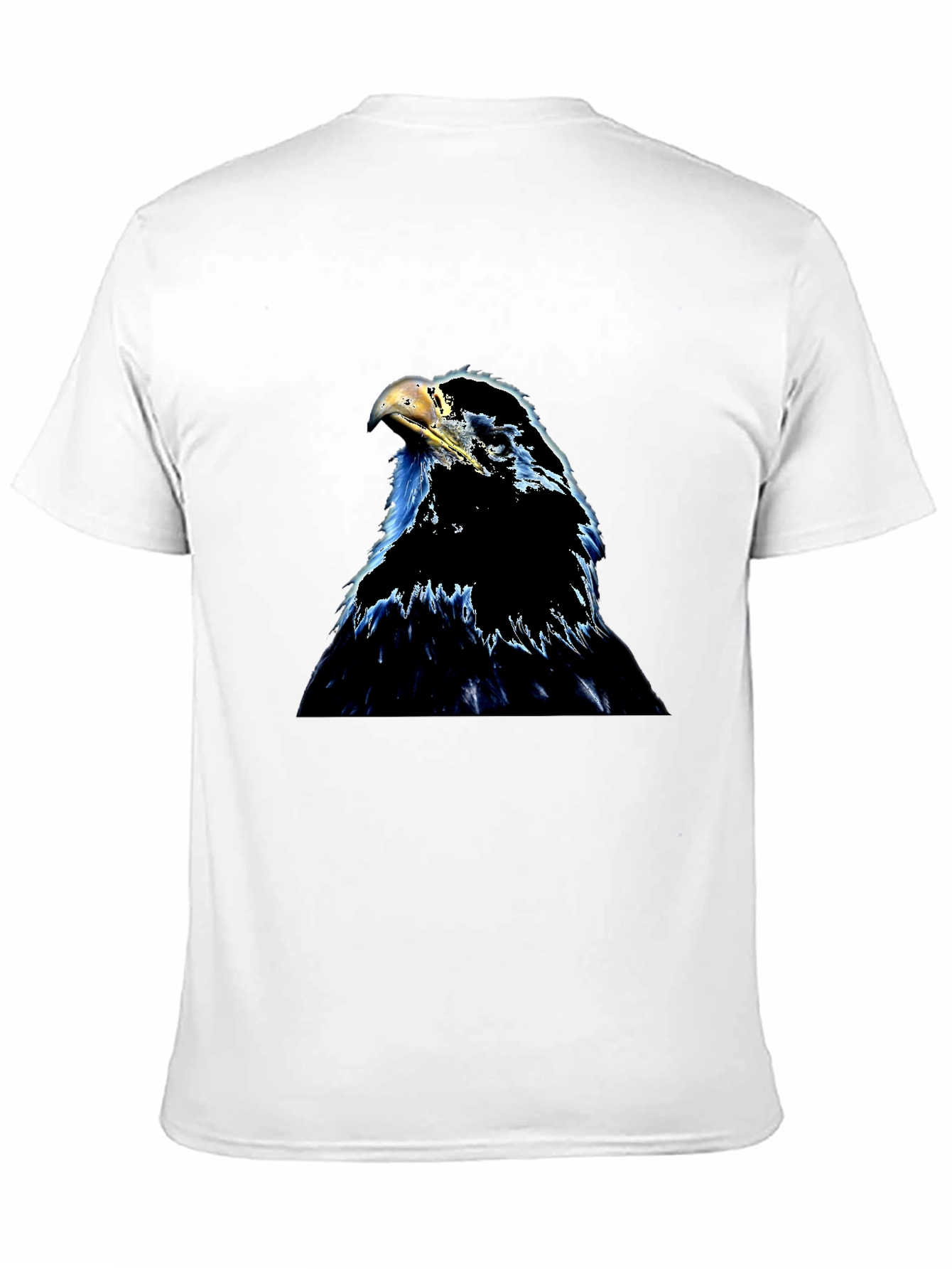 Eagle Graphic Print Black T-Shirt