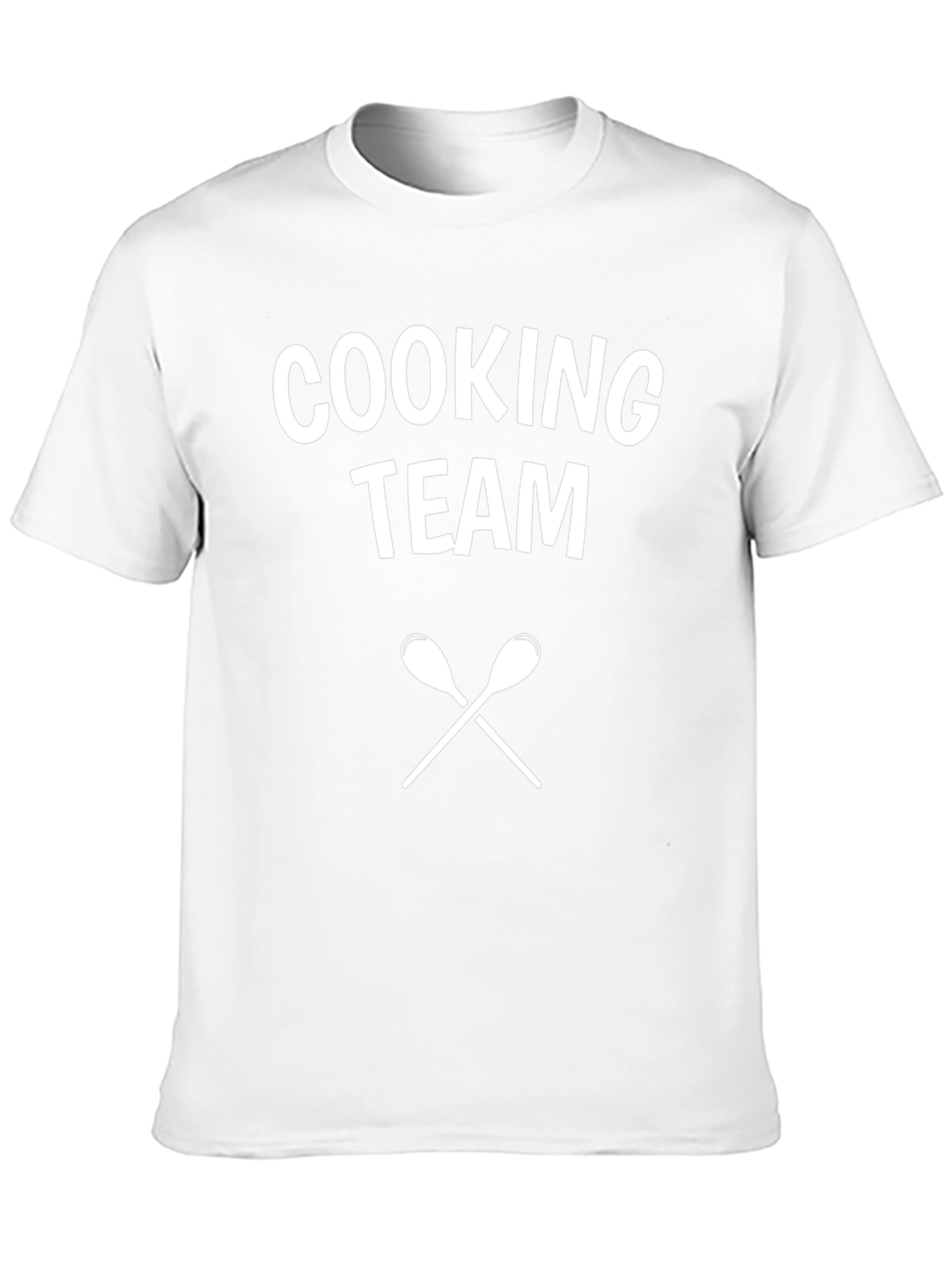 Cooking Team T-Shirt - Black Cotton Blend Tee