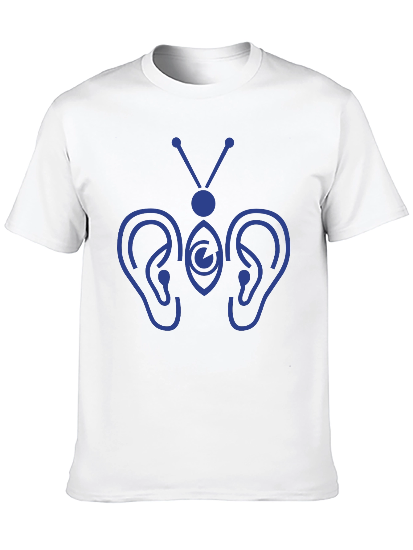 Hearing Butterfly Graphic Tee - Black