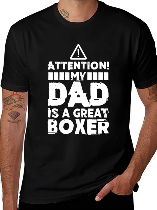My Dad Is A Great Boxer T-Shirt Funny Dad Gift