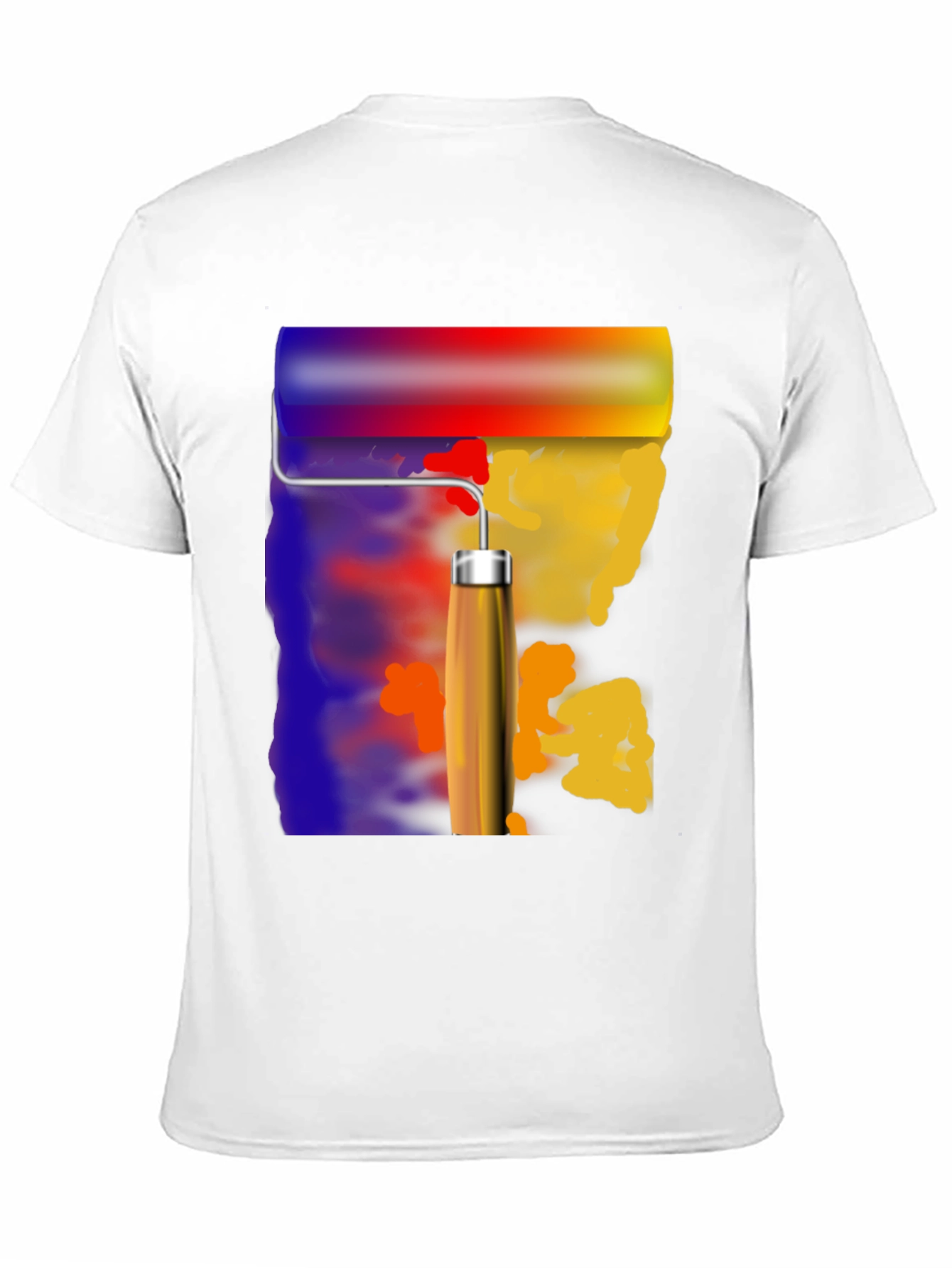 Paint Roller Graphic Tee - Artistic T-Shirt