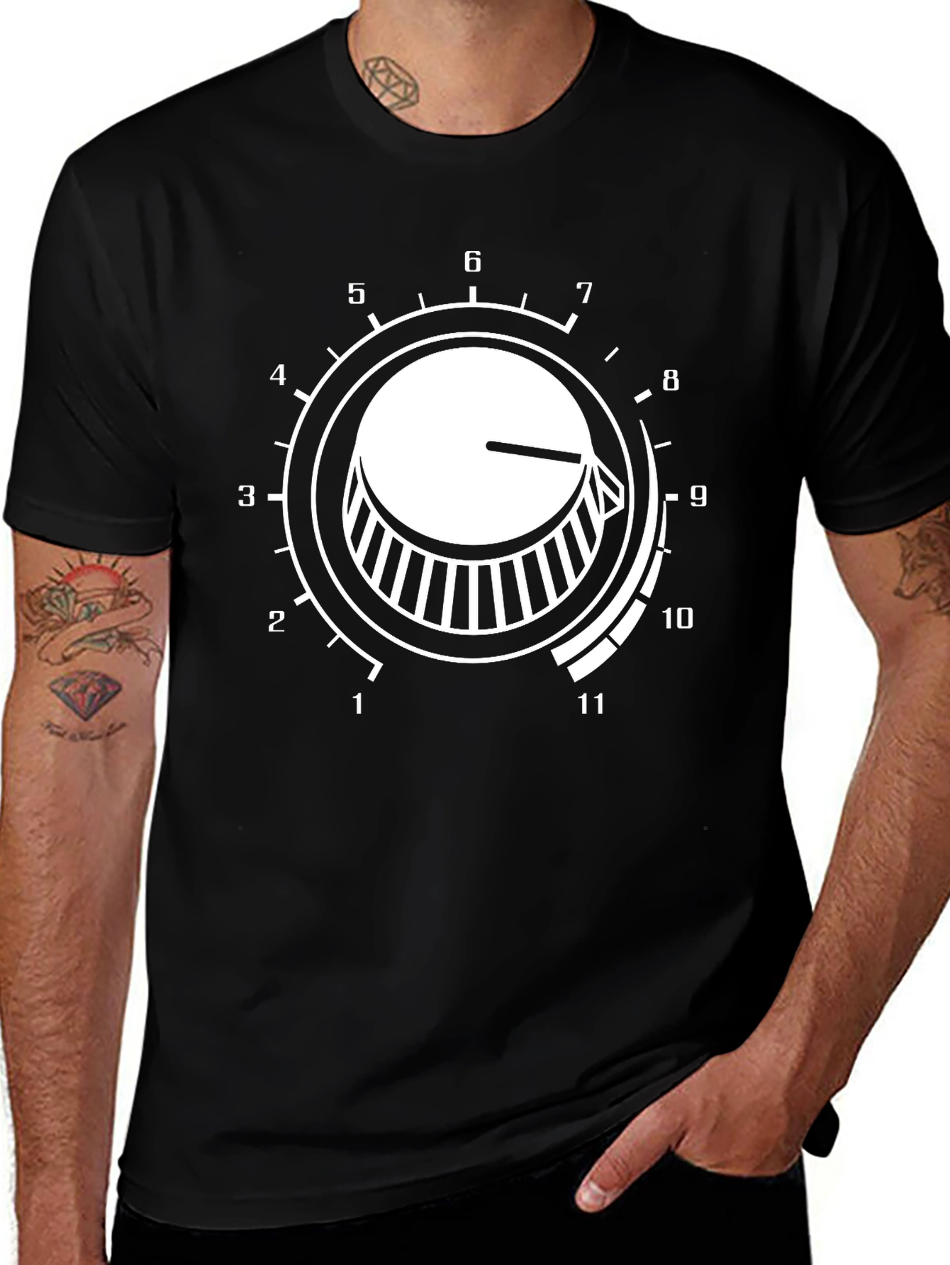 Volume Knob T-Shirt - Crank it to 11!
