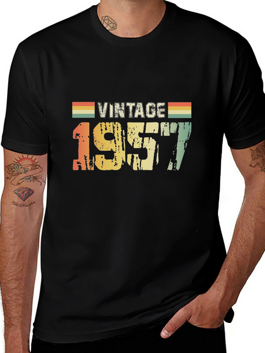 Vintage 1957 Birthday T-Shirt - Retro Style