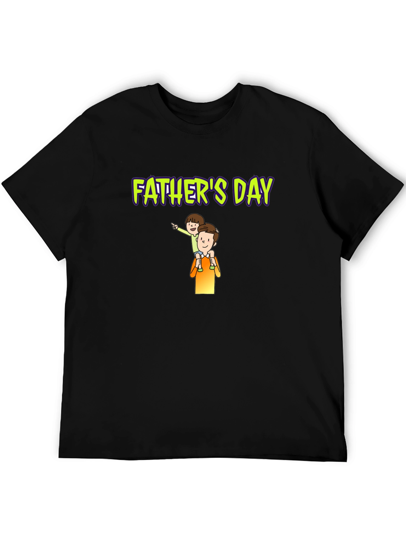 Fathers Day T-Shirt - Dad and Child Graphic Tee