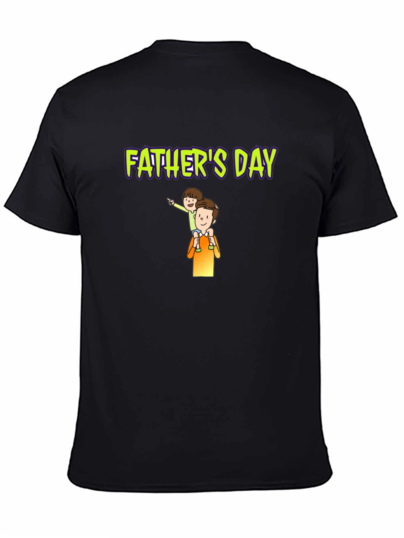 Fathers Day T-Shirt - Dad and Child Graphic Tee