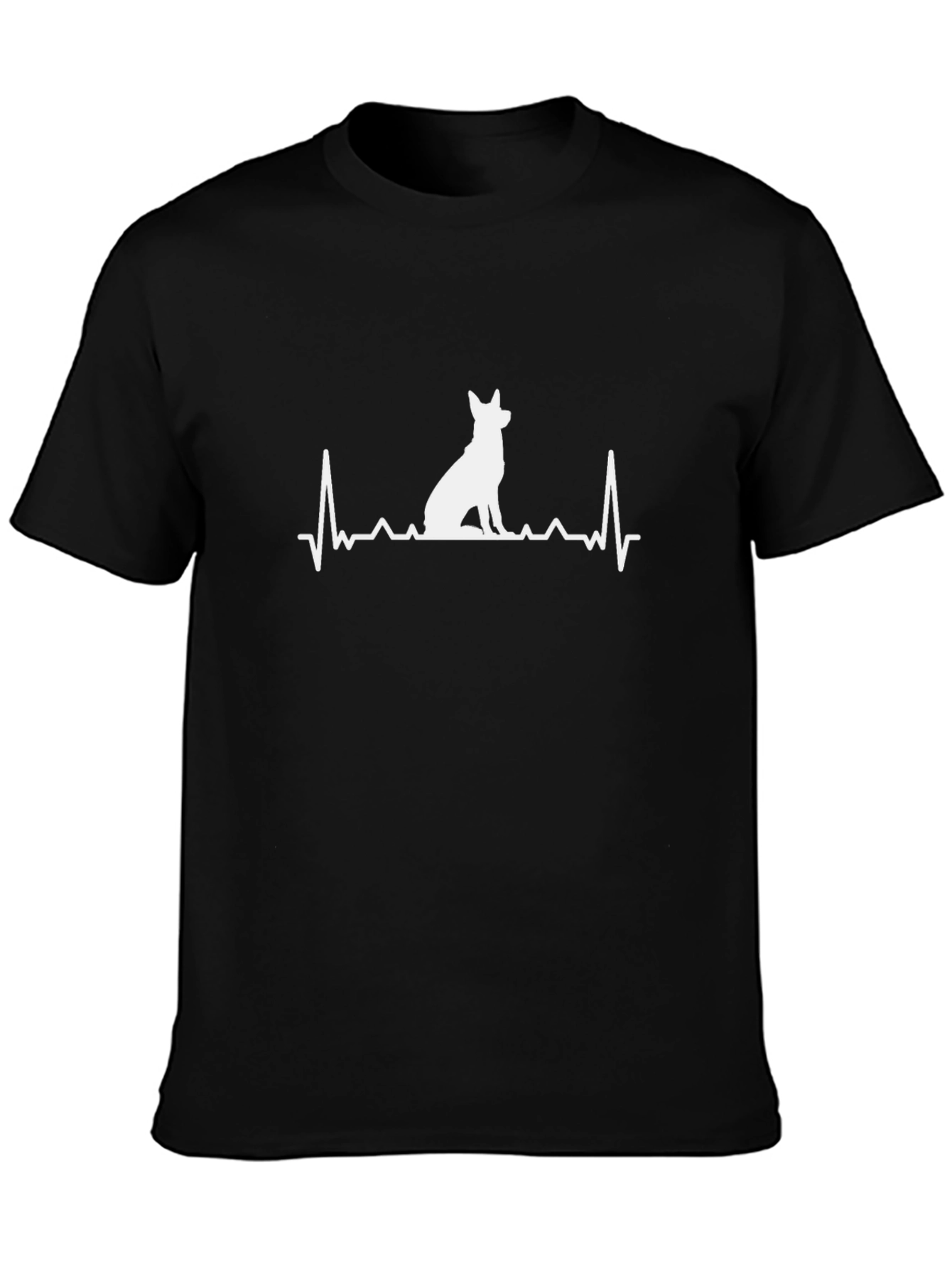 Dog Heartbeat Graphic T-Shirt