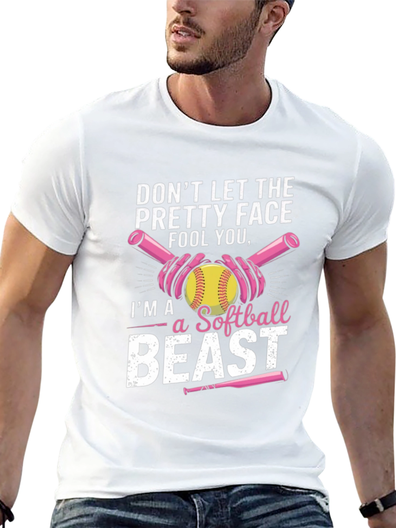 Softball Beast T-Shirt - Funny Sport Tee
