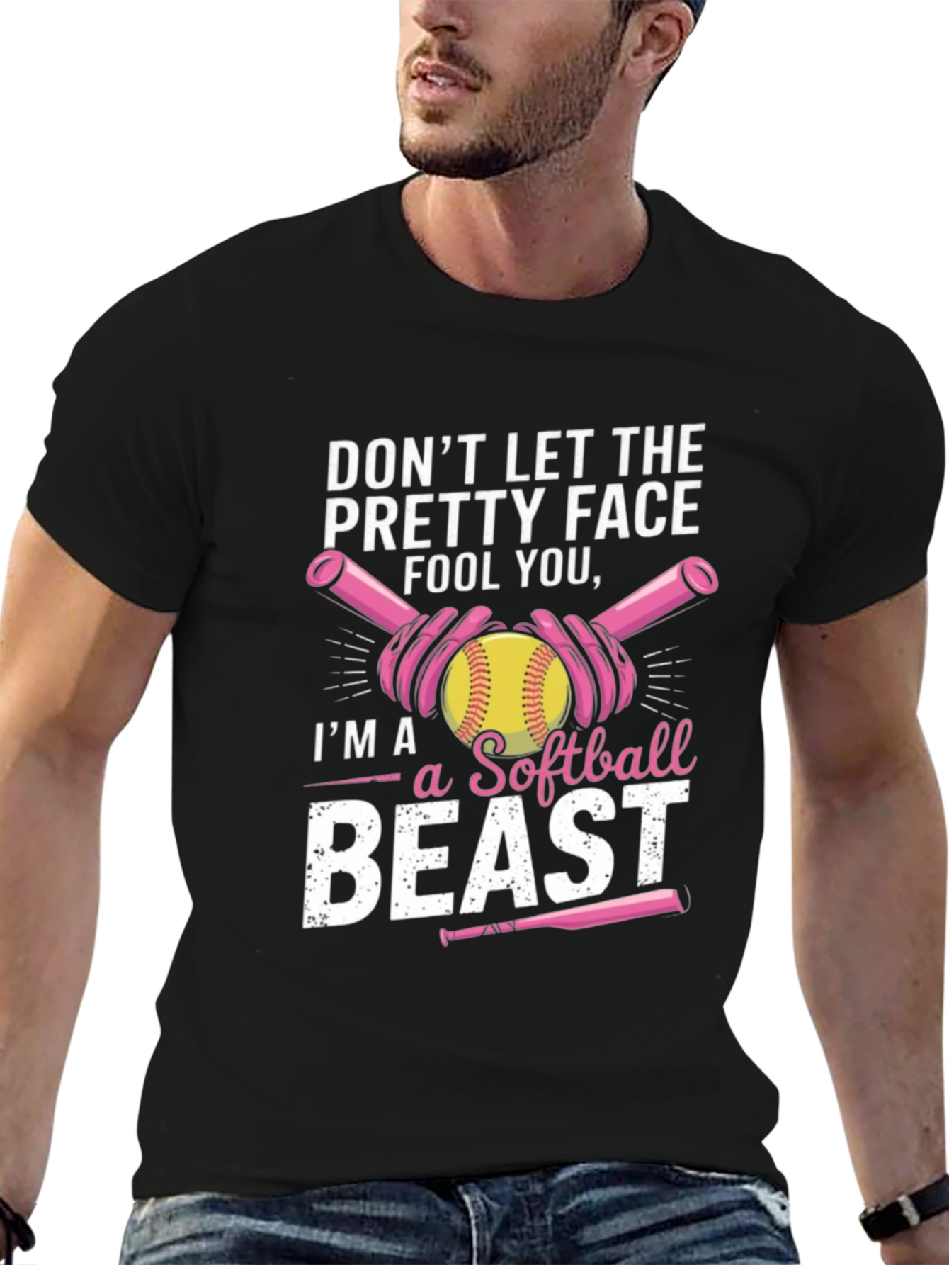 Softball Beast T-Shirt - Funny Sport Tee